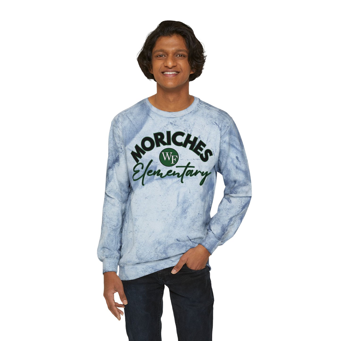 Moriches Elementary Color Blast Crewneck Sweatshirt - Unisex