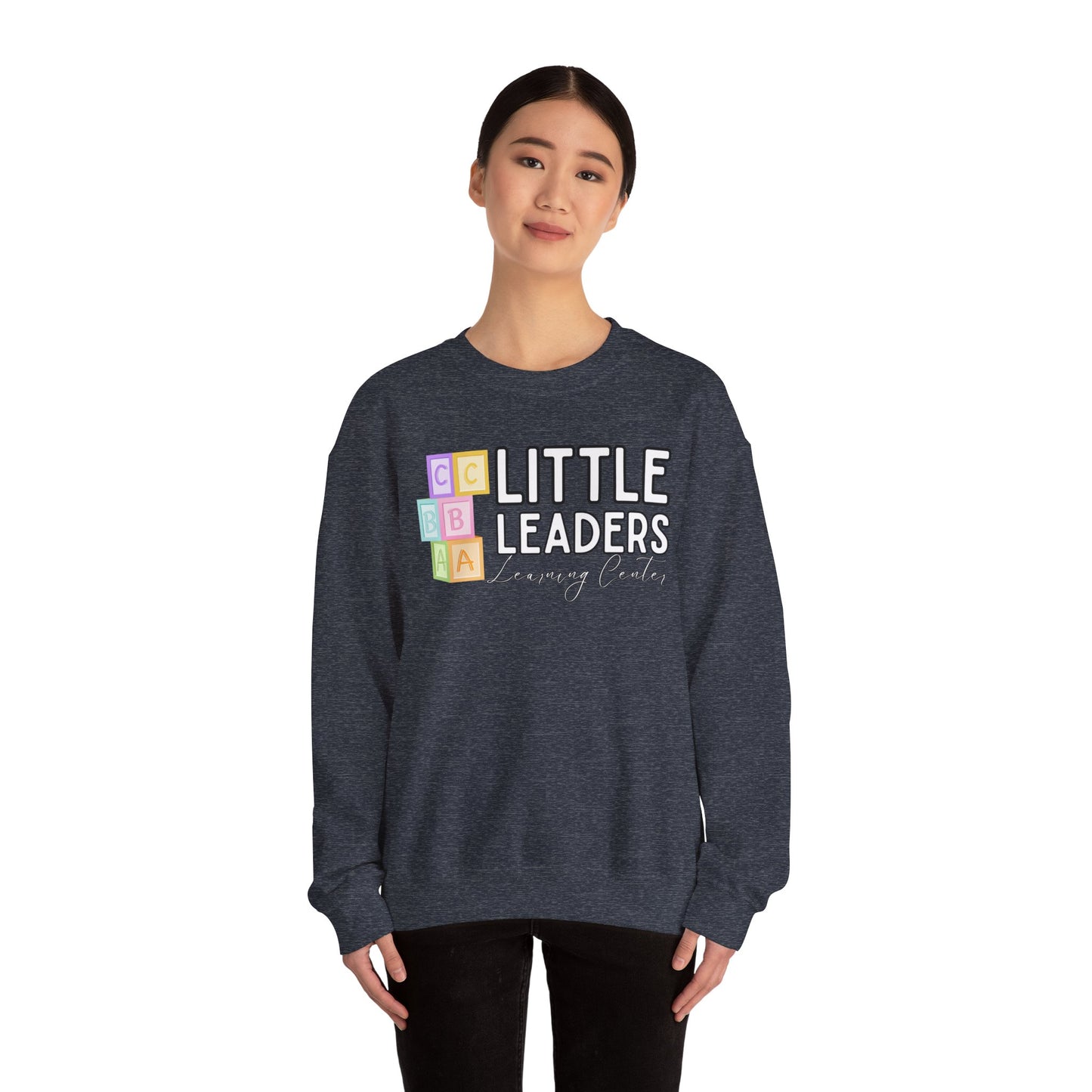 Little Leaders w/ Blocks Crewneck Unisex Sweatshirt