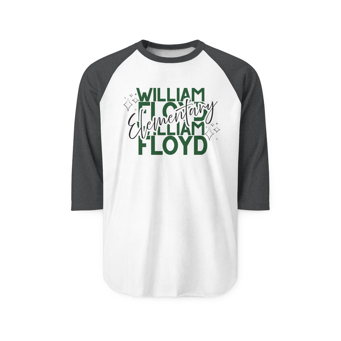 William Floyd Elementary Unisex Three-Quarter Sleeve Raglan Shirt