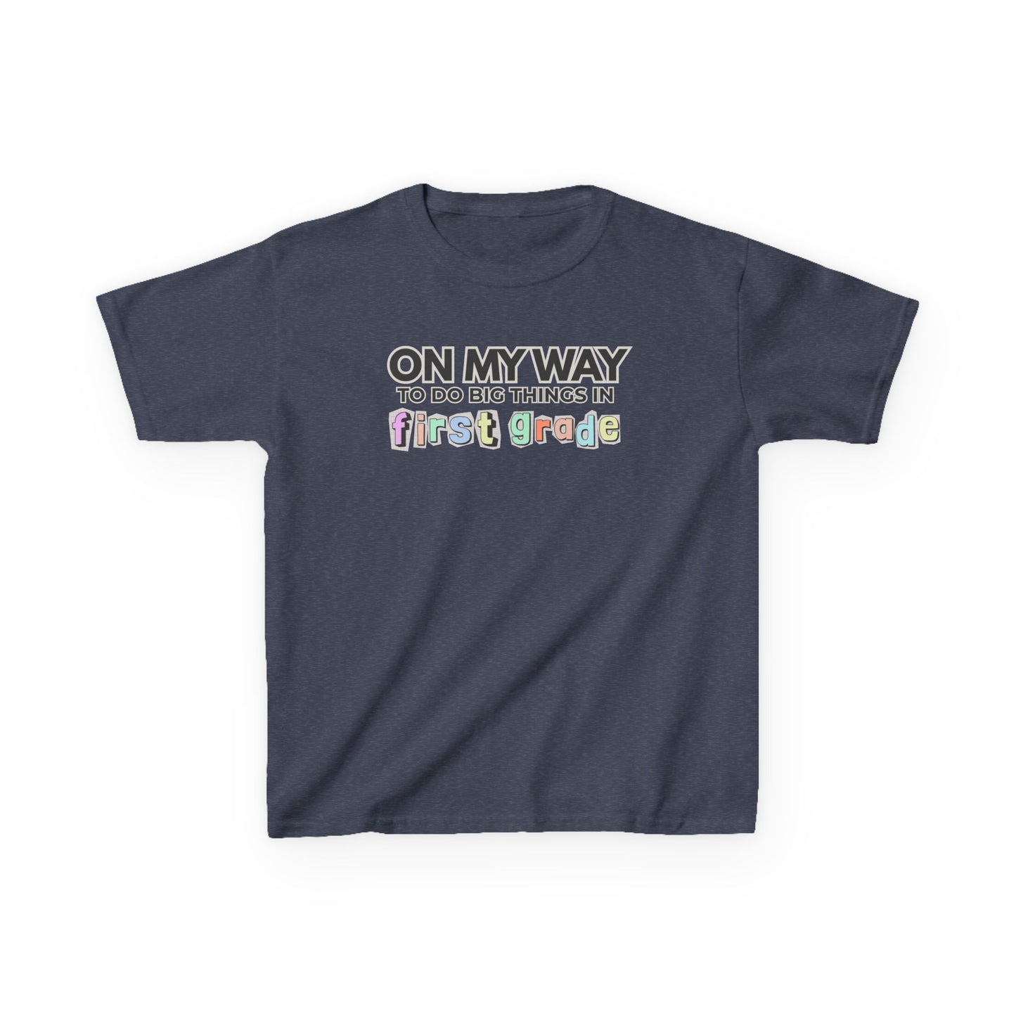 Big Things in 1st Grade- Kids Back to School Shirt