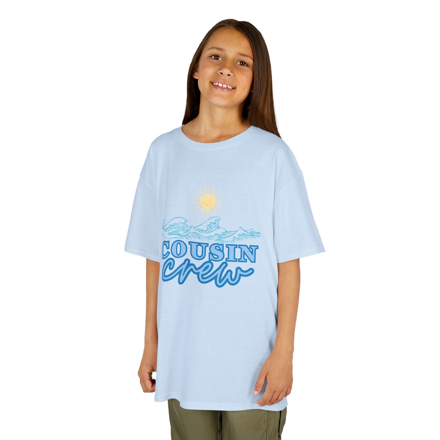 Cool Cousin Crew Kids Tee - Summer Fun, Family Gatherings, Beach Days, Mini Collection