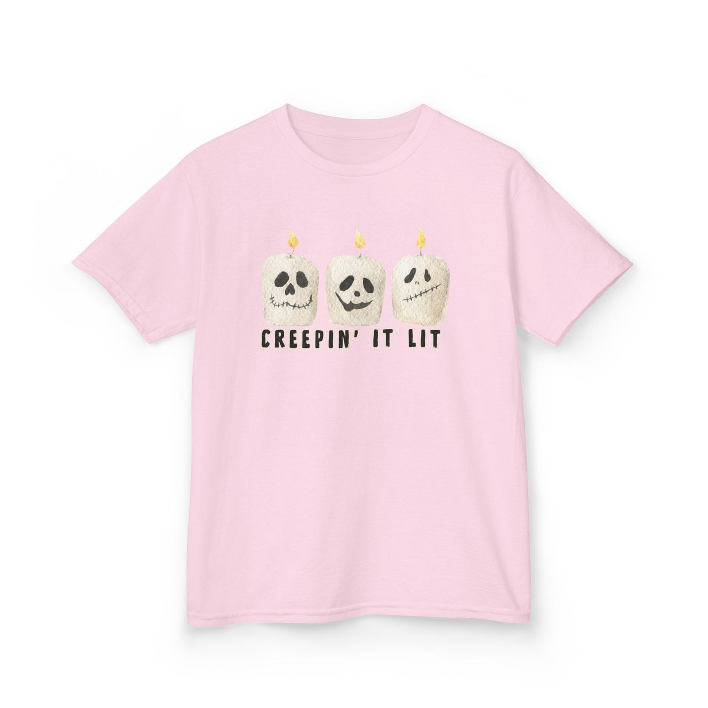 Creepin' It Lit Kids Tee, Halloween Shirt for Kids