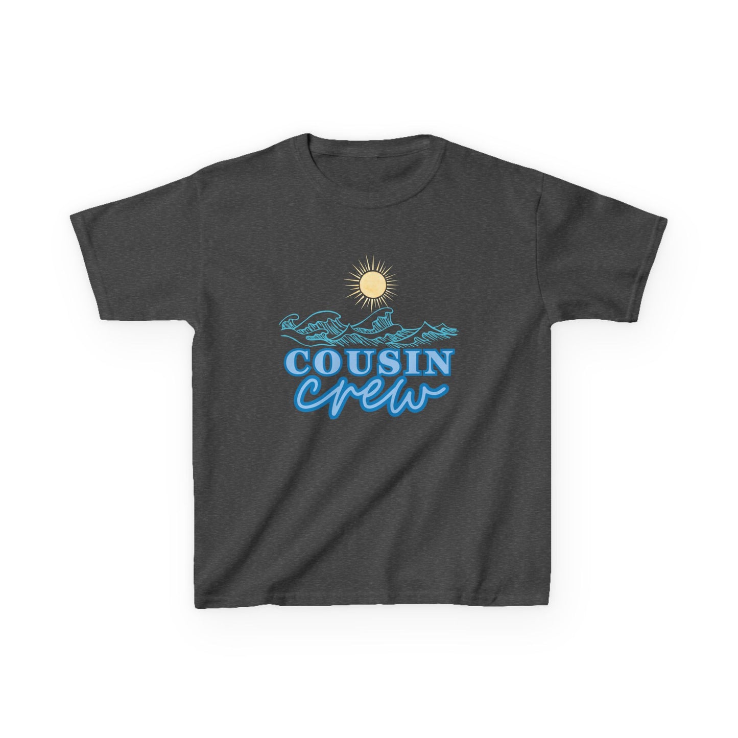 Cool Cousin Crew Kids Tee - Summer Fun, Family Gatherings, Beach Days, Mini Collection