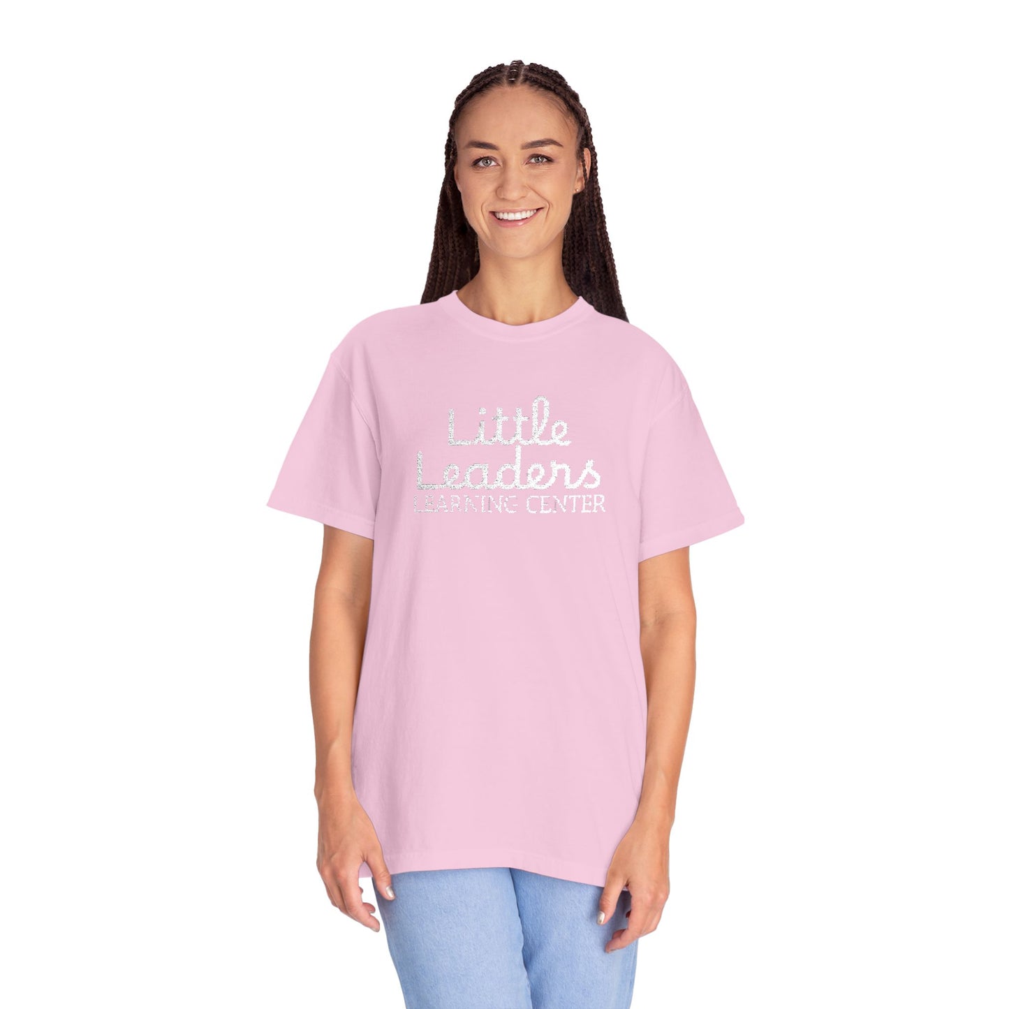 Little Leaders Full Embroidered Unisex Garment-Dyed T-Shirt
