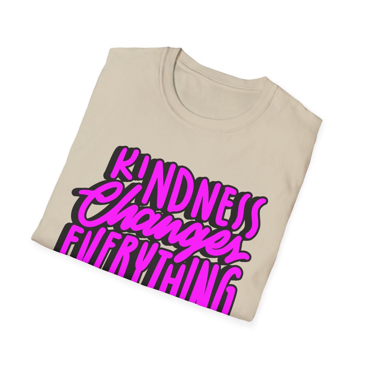 Kindness Changes Everything T-Shirt, Unisex Softstyle Tee