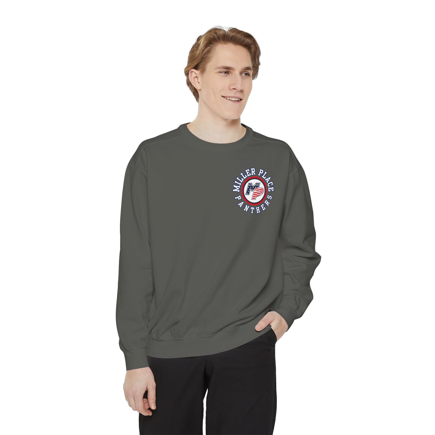 Miller Place Panthers- Unisex- Garment Dyed Sweatshirt