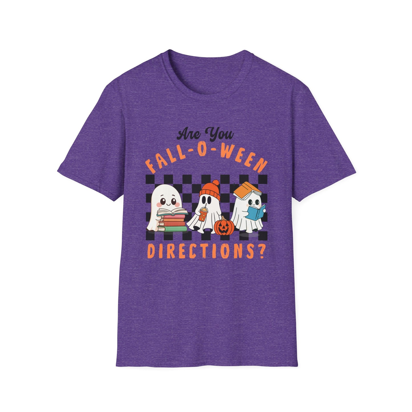 Whimsical Fall-O-Ween Teacher T-Shirt - Holiday- Softstyle Unisex Tee