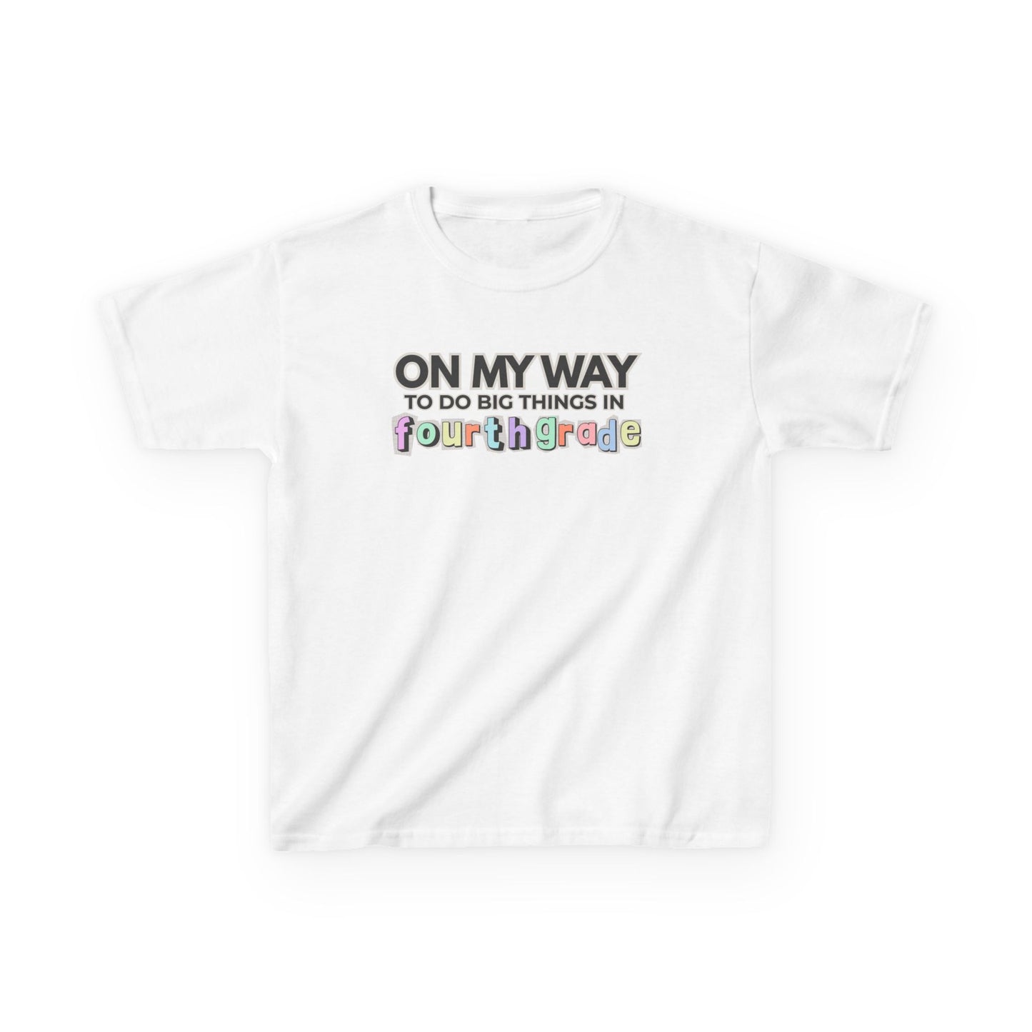 Big Things in 4th Grade- Kids Back to School Shirt