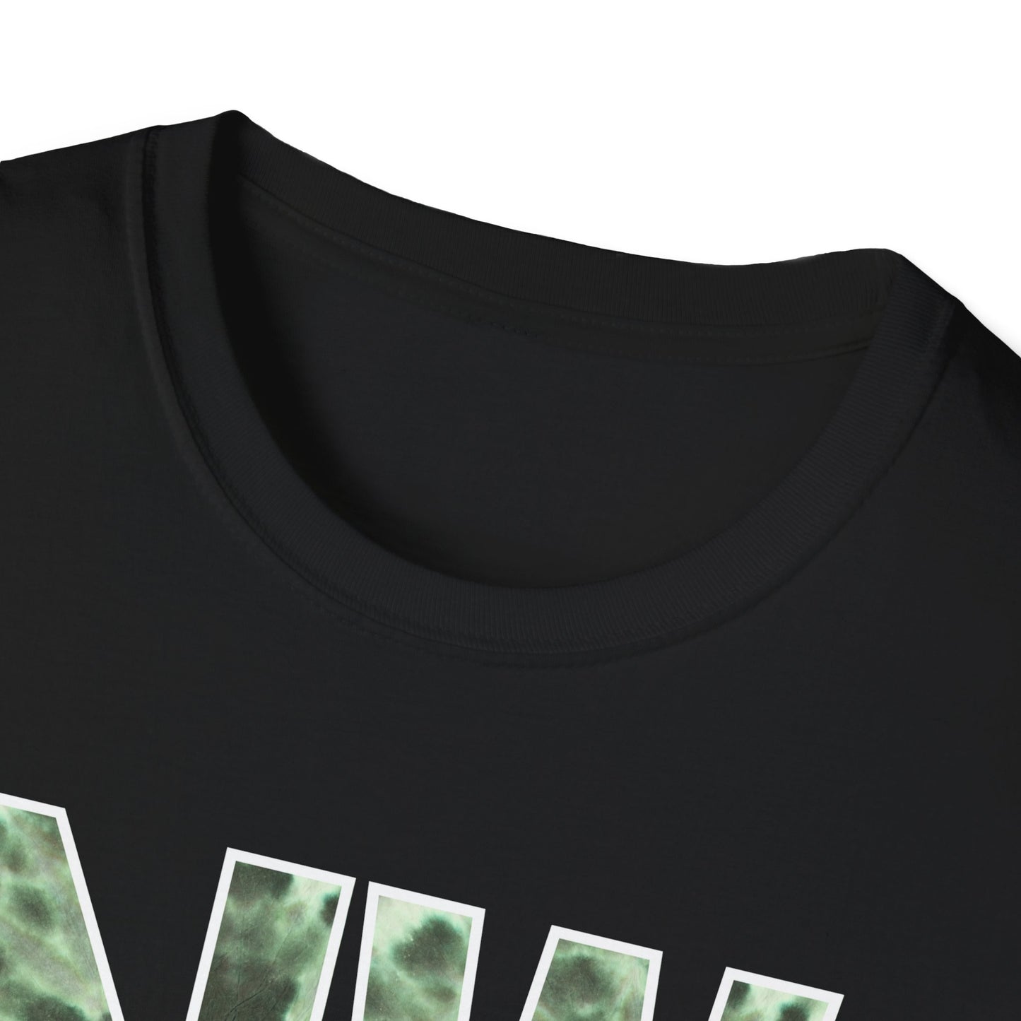 Tie Dye Woodhull Stylish Unisex Softstyle T-Shirt with Woodhull Elementary Design