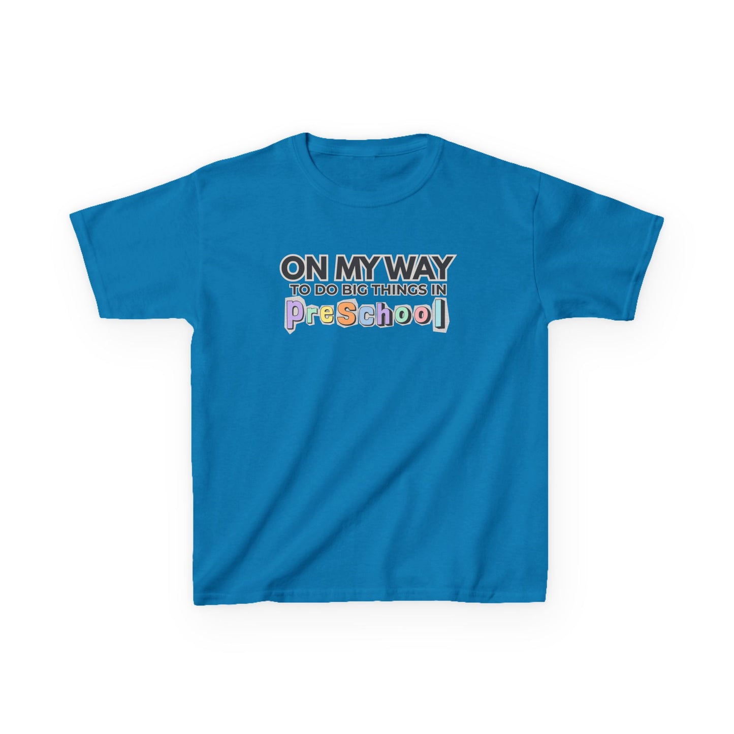 Big Things in PreSchool- Kids Back to School Shirt