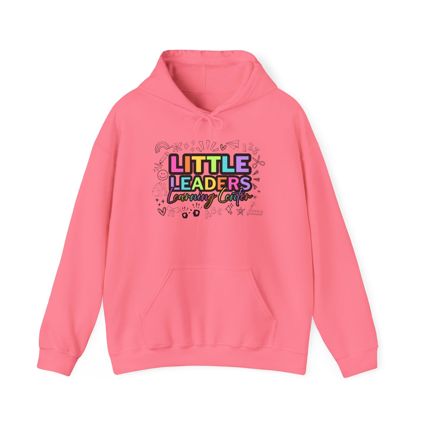 Little Leaders Doodle Design Hoodie - Cozy Unisex Sweatshirt