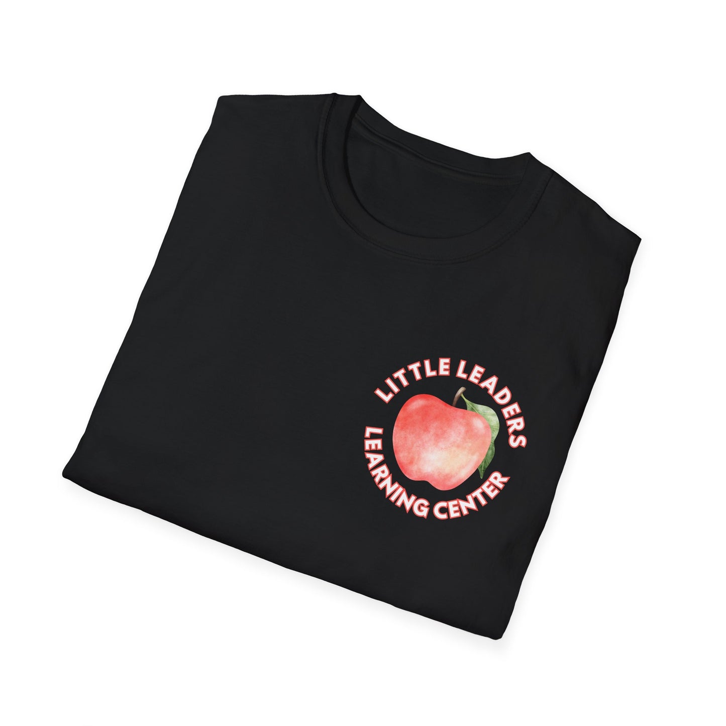 Little Leaders Teacher w/ Apple Design Unisex Softstyle T-Shirt