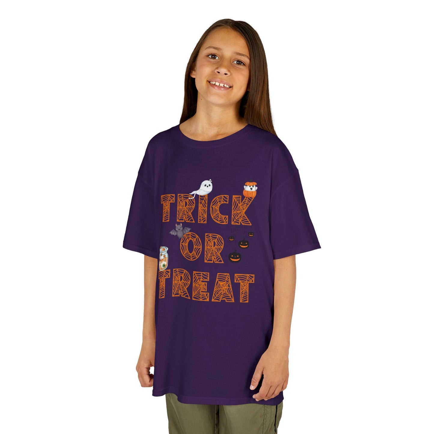 Trick or Treat Kids Tee, Halloween Shirt for Kids