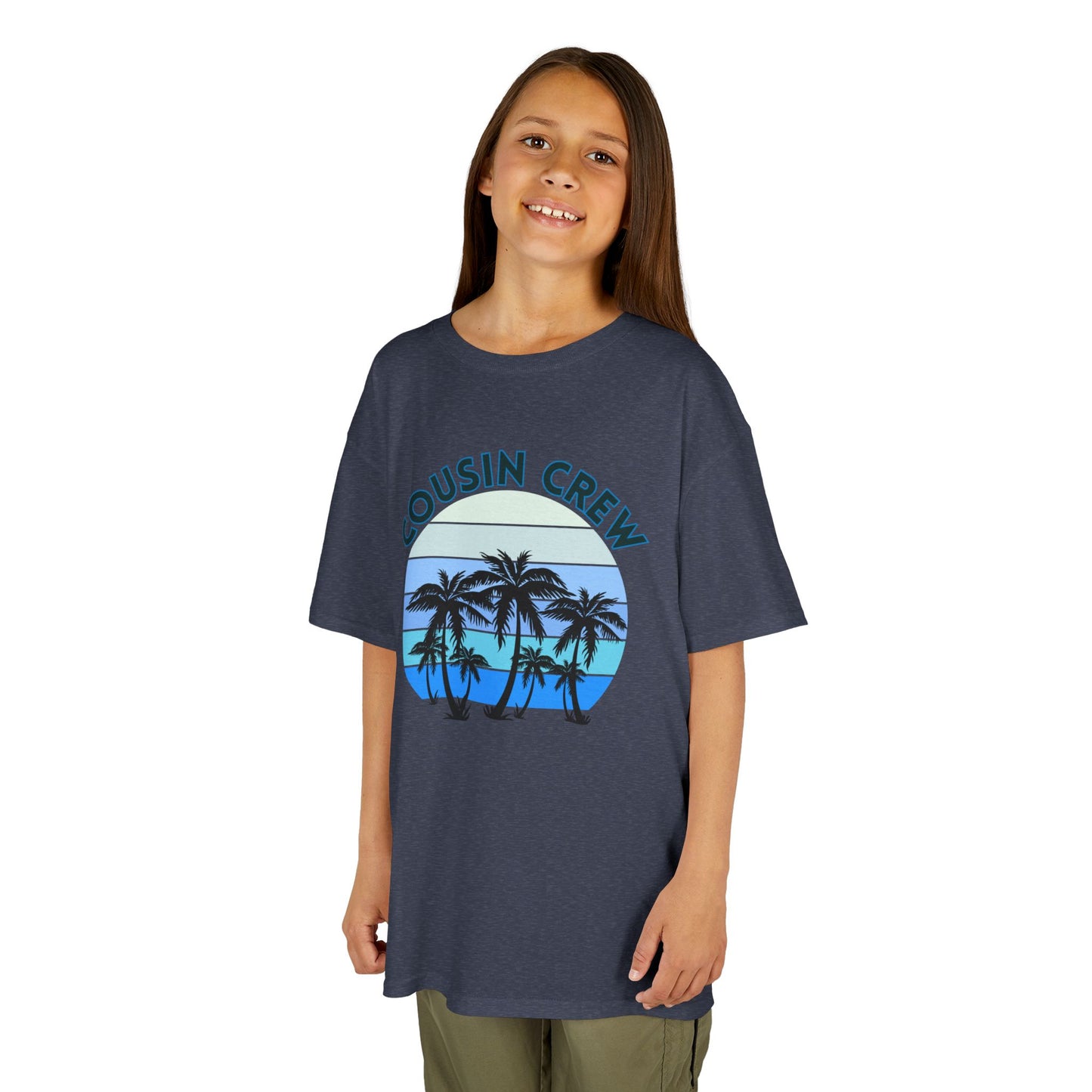 Cool Cousin Crew Kids Tee - Summer Fun, Family Gatherings, Beach Days, Mini Collection