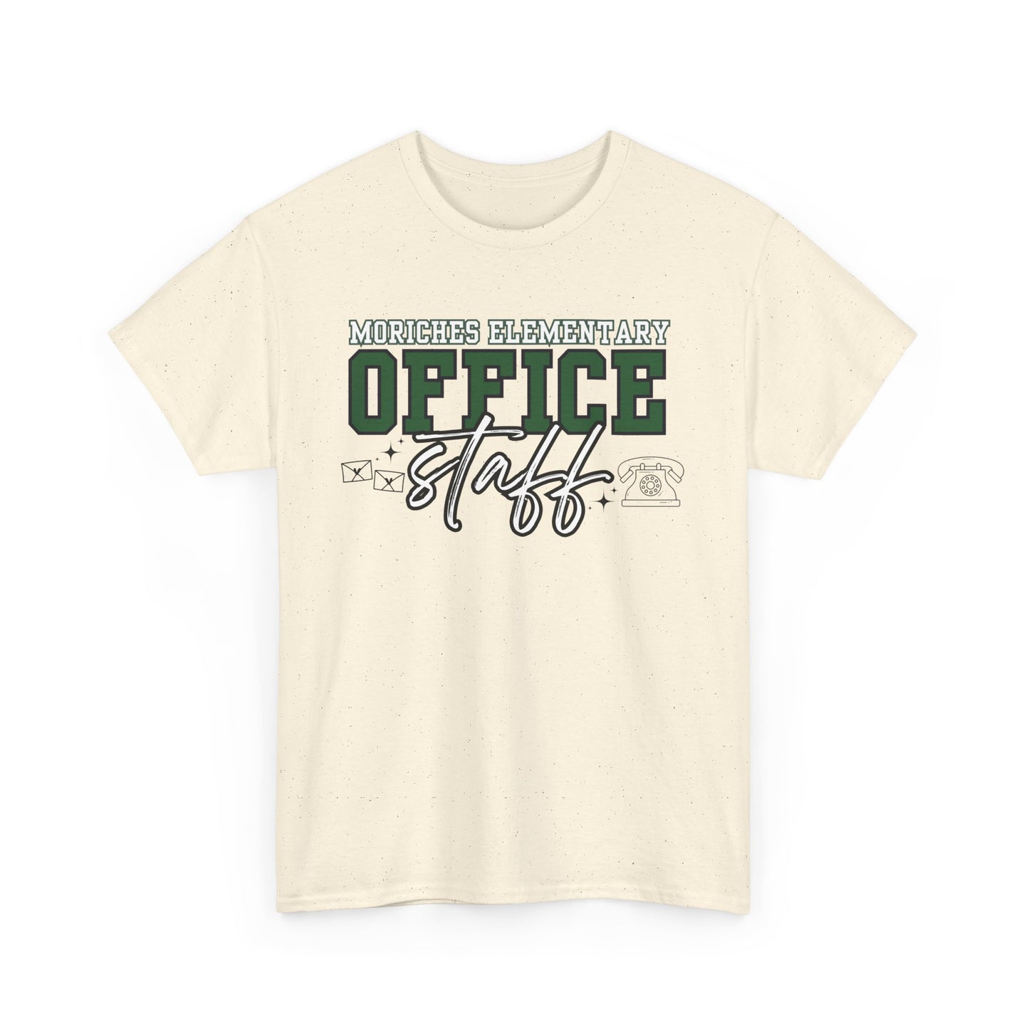 Moriches Office Staff Unisex Heavy Cotton Tee - Heart & Soul of Moriches Design