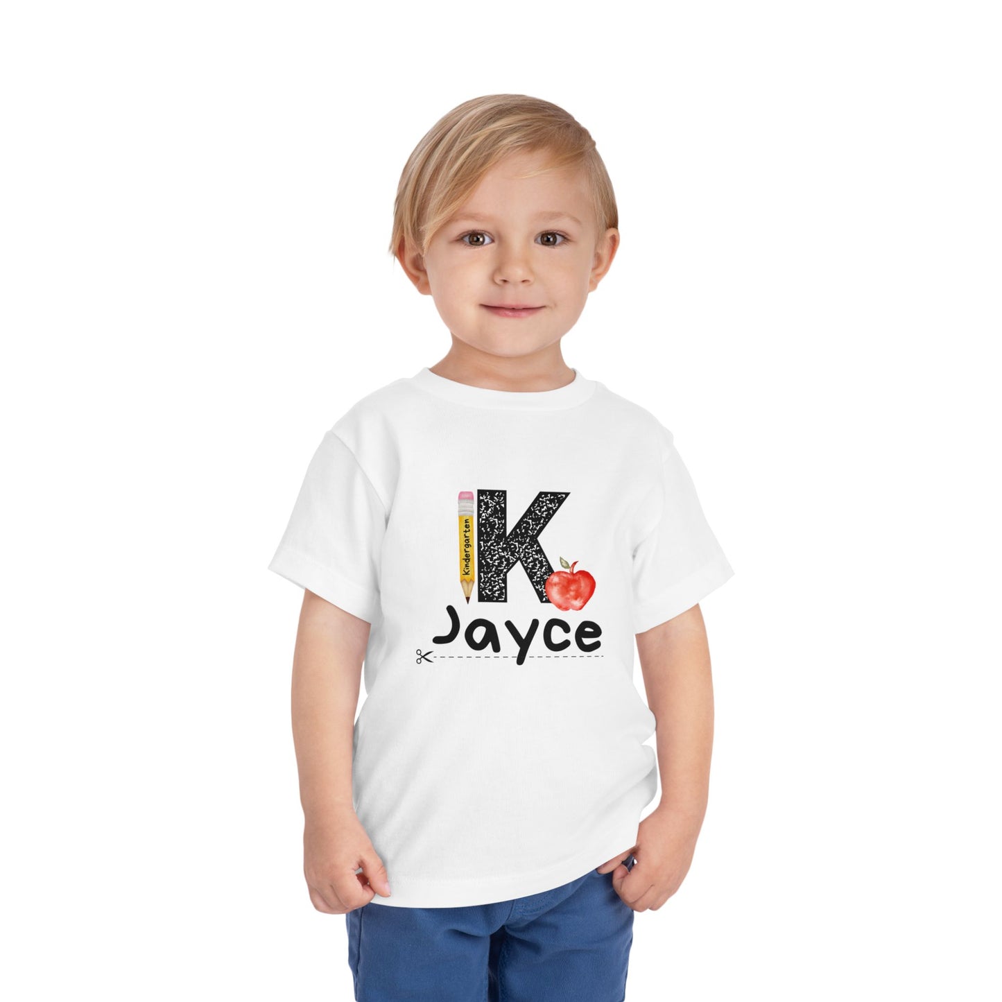 Jayce- K- Personalized Toddler Tee - Back to School Collection