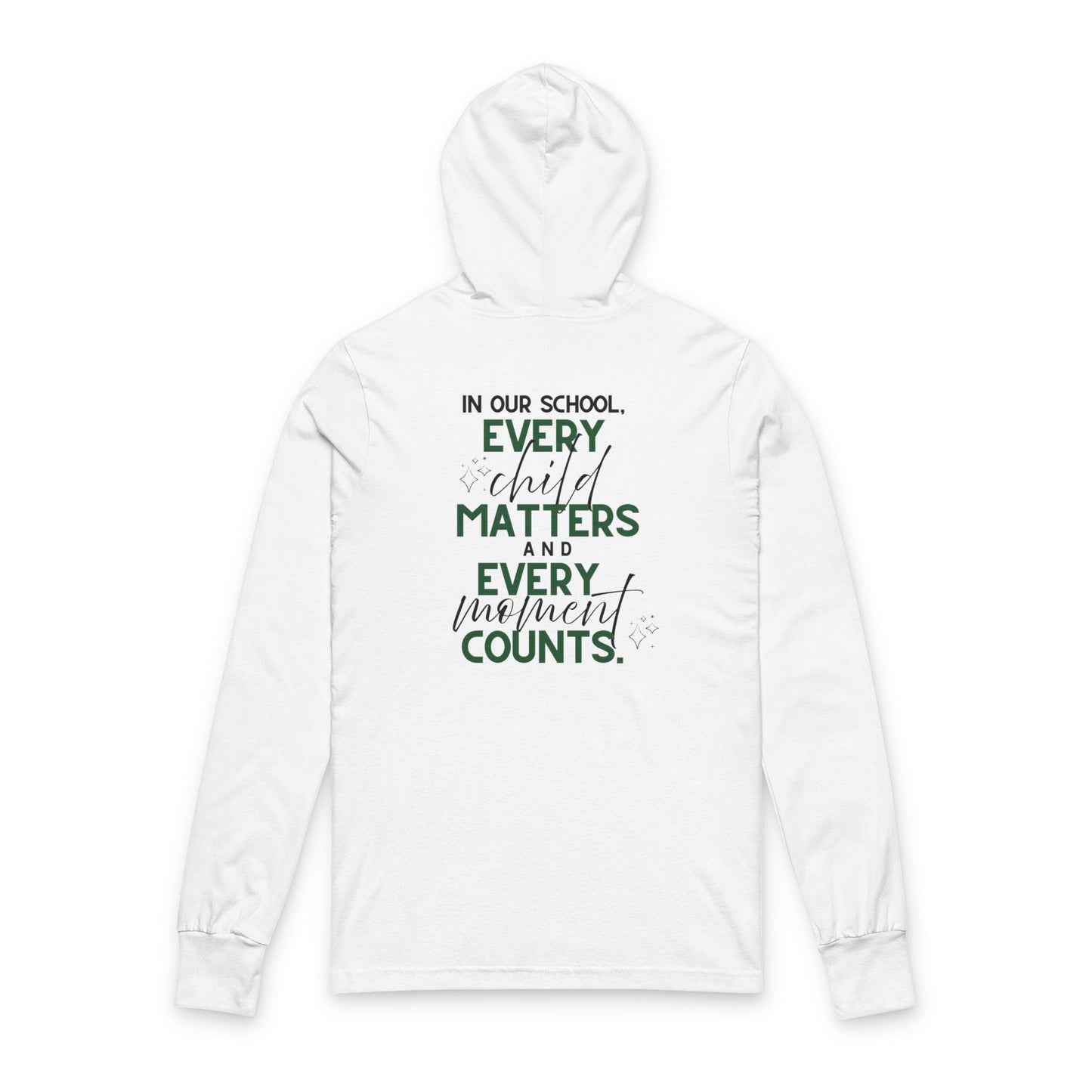 William Floyd- Unisex Hooded Long Sleeve Tee - 'Every Student Matters' Comfort Wear