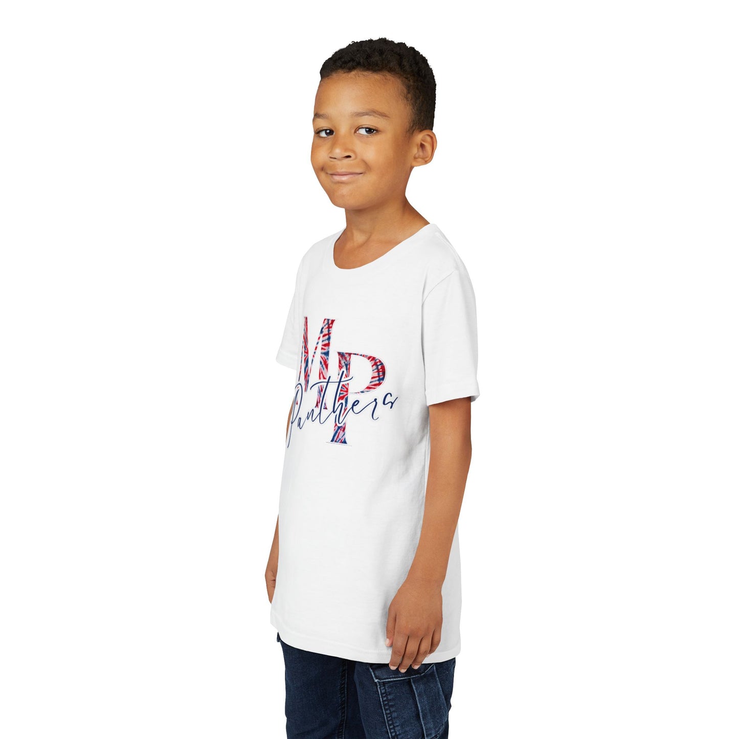 Miller Place Panthers Tie Dye MP- Youth Tee with Panther Print