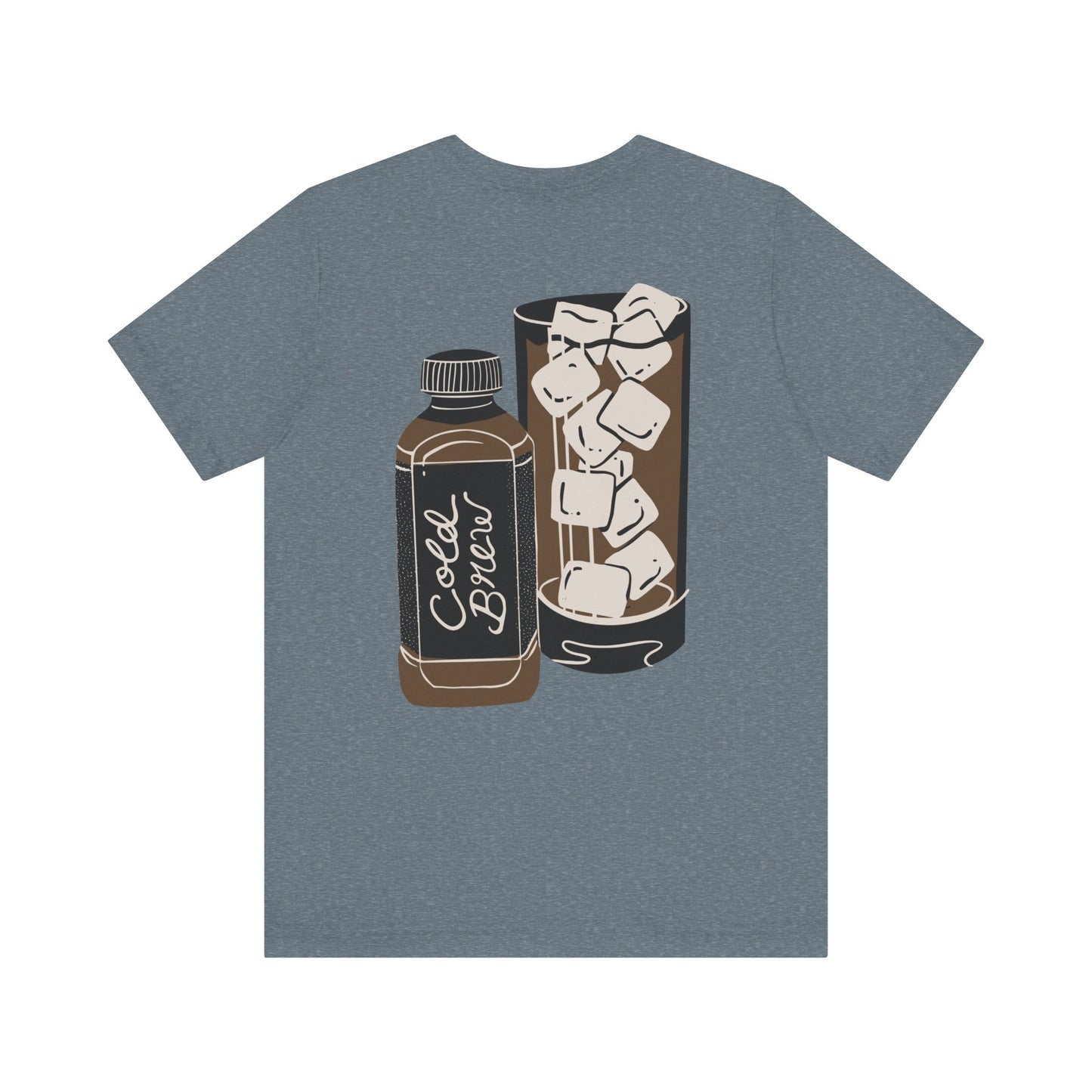 Cold Brew Coffee Lovers Tee, Unisex Jersey Shirt for Coffee Lovers
