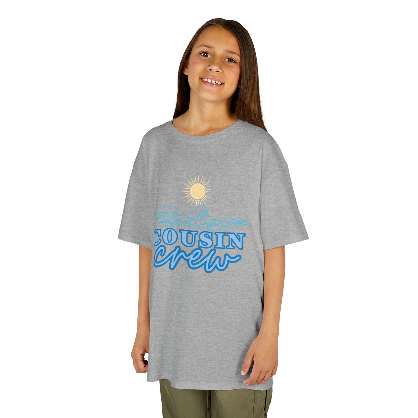 Cool Cousin Crew Kids Tee - Summer Fun, Family Gatherings, Beach Days, Mini Collection