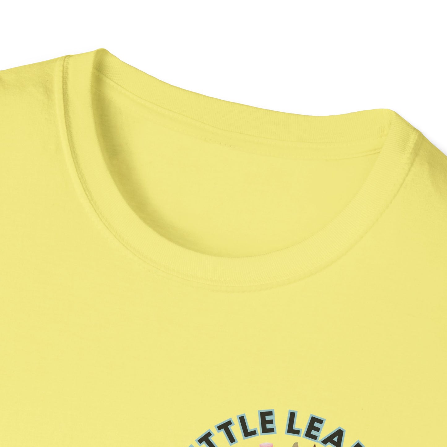 Little Leaders Teacher w/ Backpack Design Unisex Softstyle T-Shirt