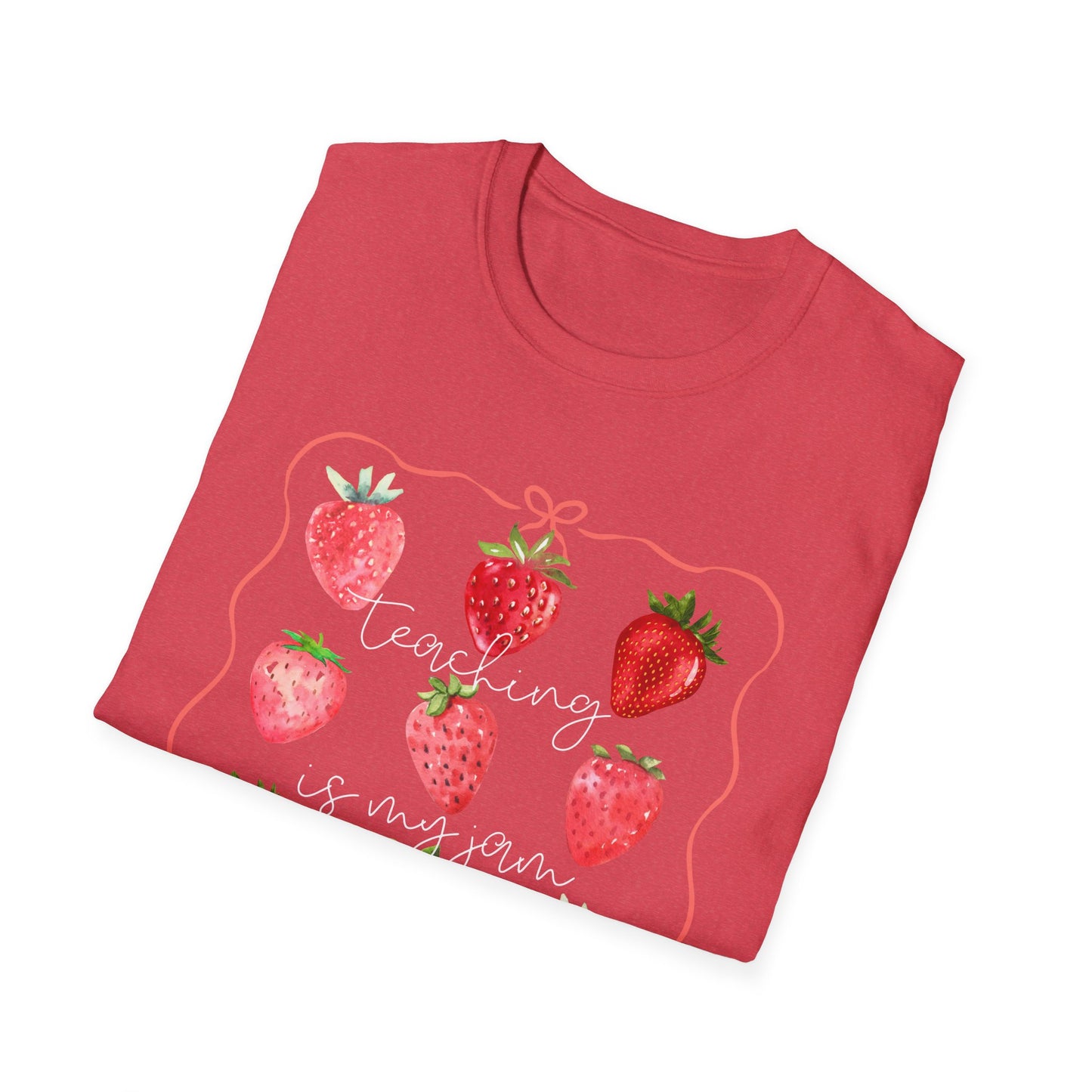 Teaching is my Jam- Unisex Softstyle T-Shirt- Back to School