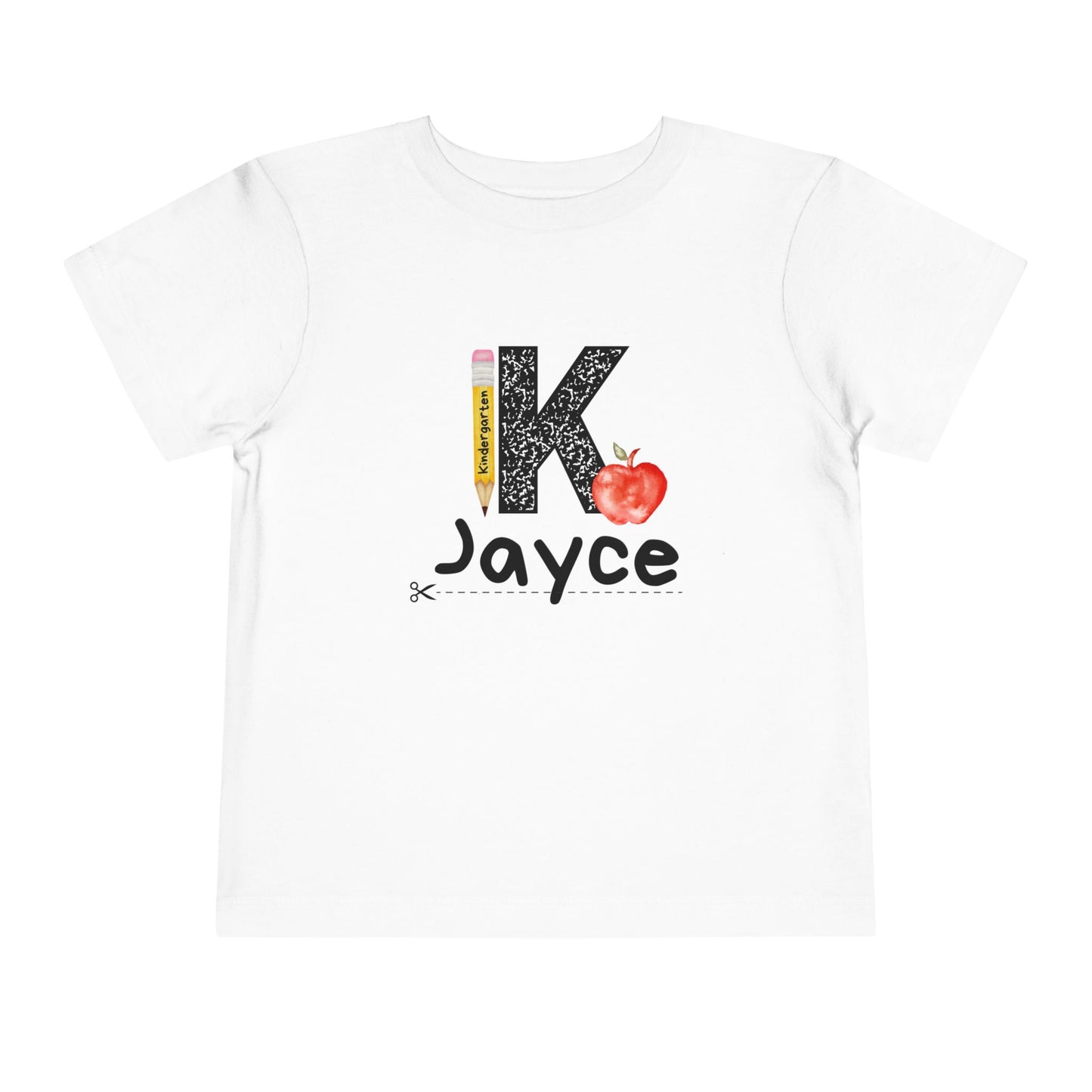 Jayce- K- Personalized Toddler Tee - Back to School Collection