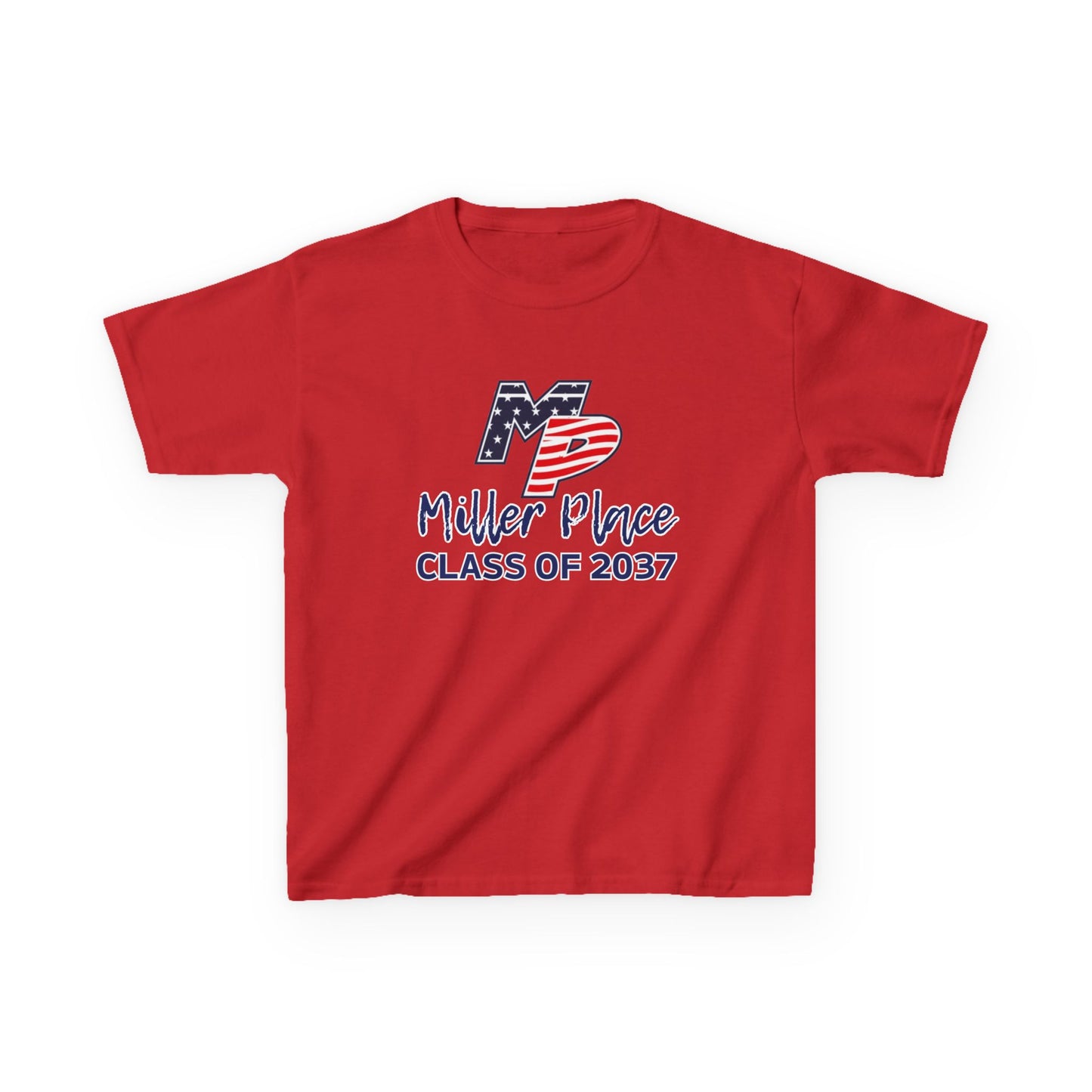 Miller Place Class of 2037 Kids Heavy Cotton Tee
