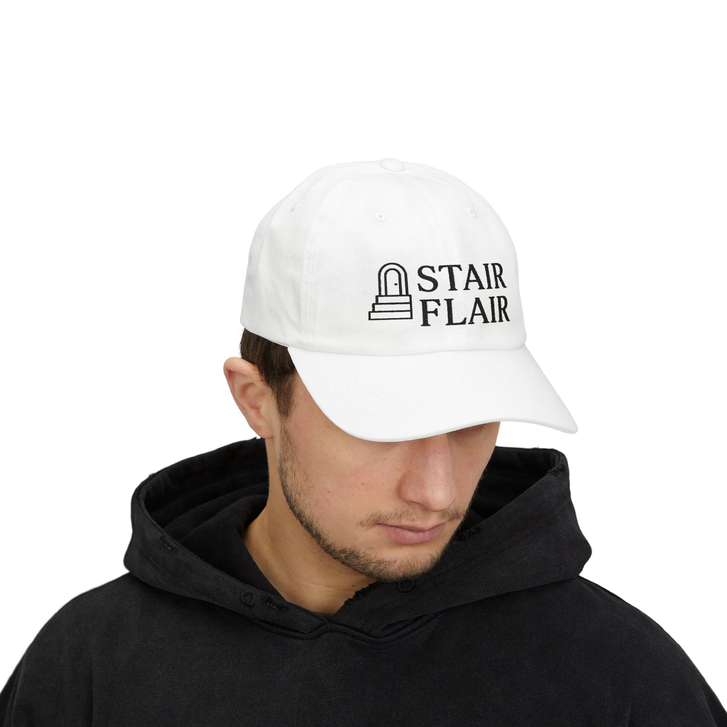 Option 2- Stair Flair - Personalized- Embroidered Logo Dad Hat