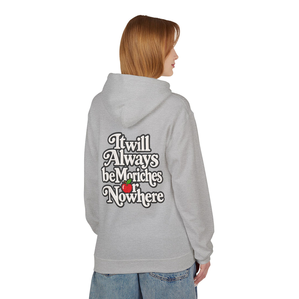 "MES or Nowhere" w/ apple- Moriches Hoodie
