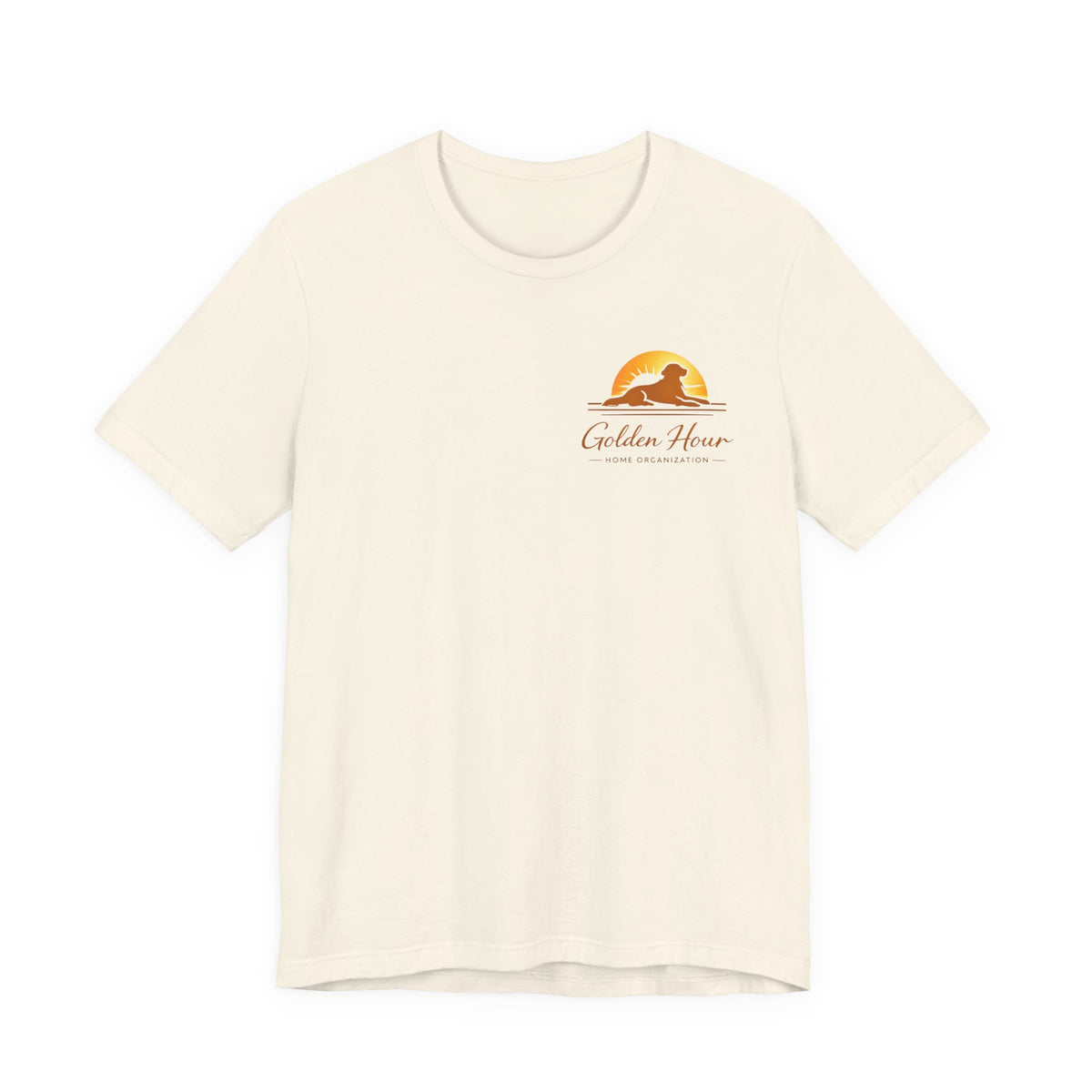 "Golden Hour Home Organization"Logo T-Shirt—  Personalized