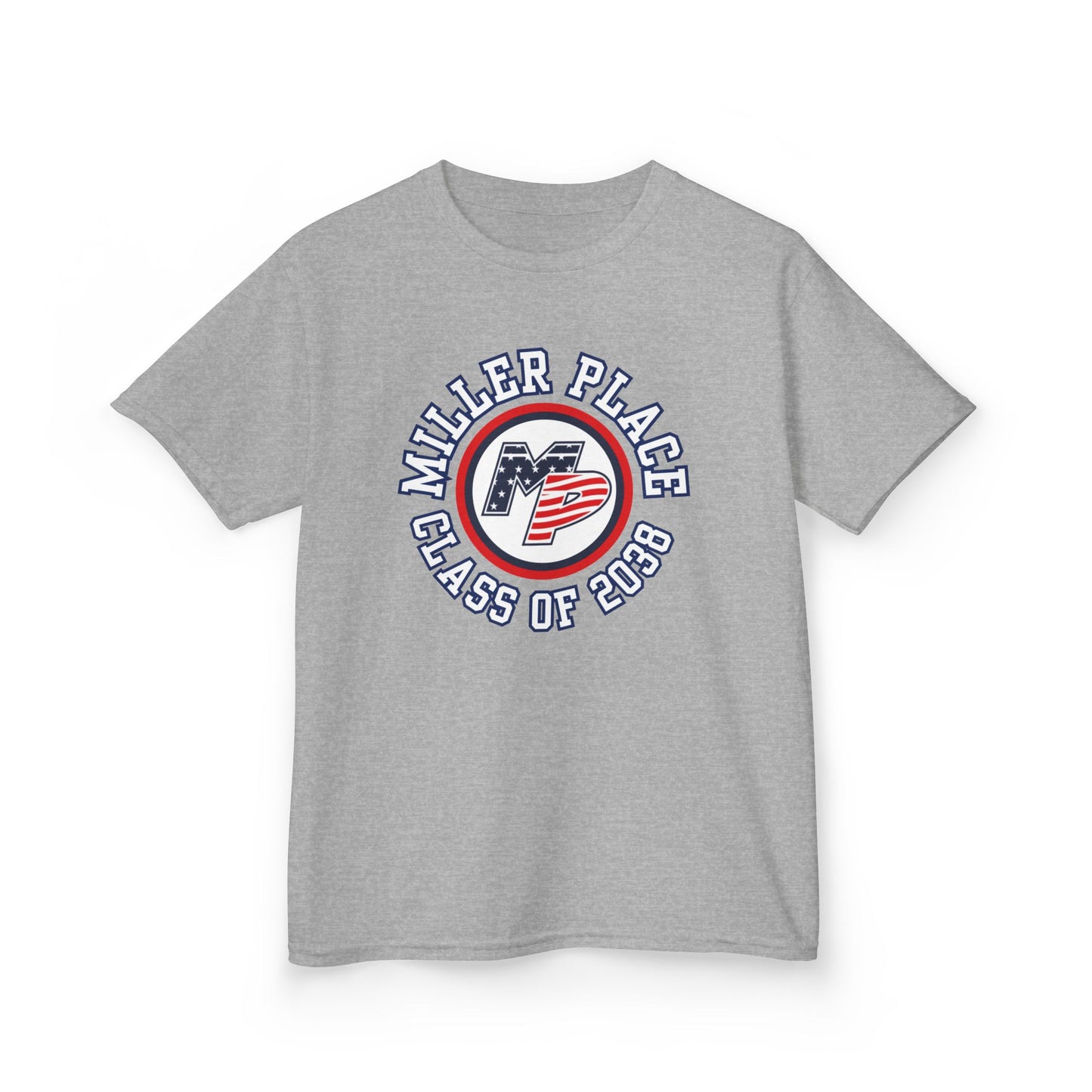 Miller Place Class of 2038 Kids Heavy Cotton Tee