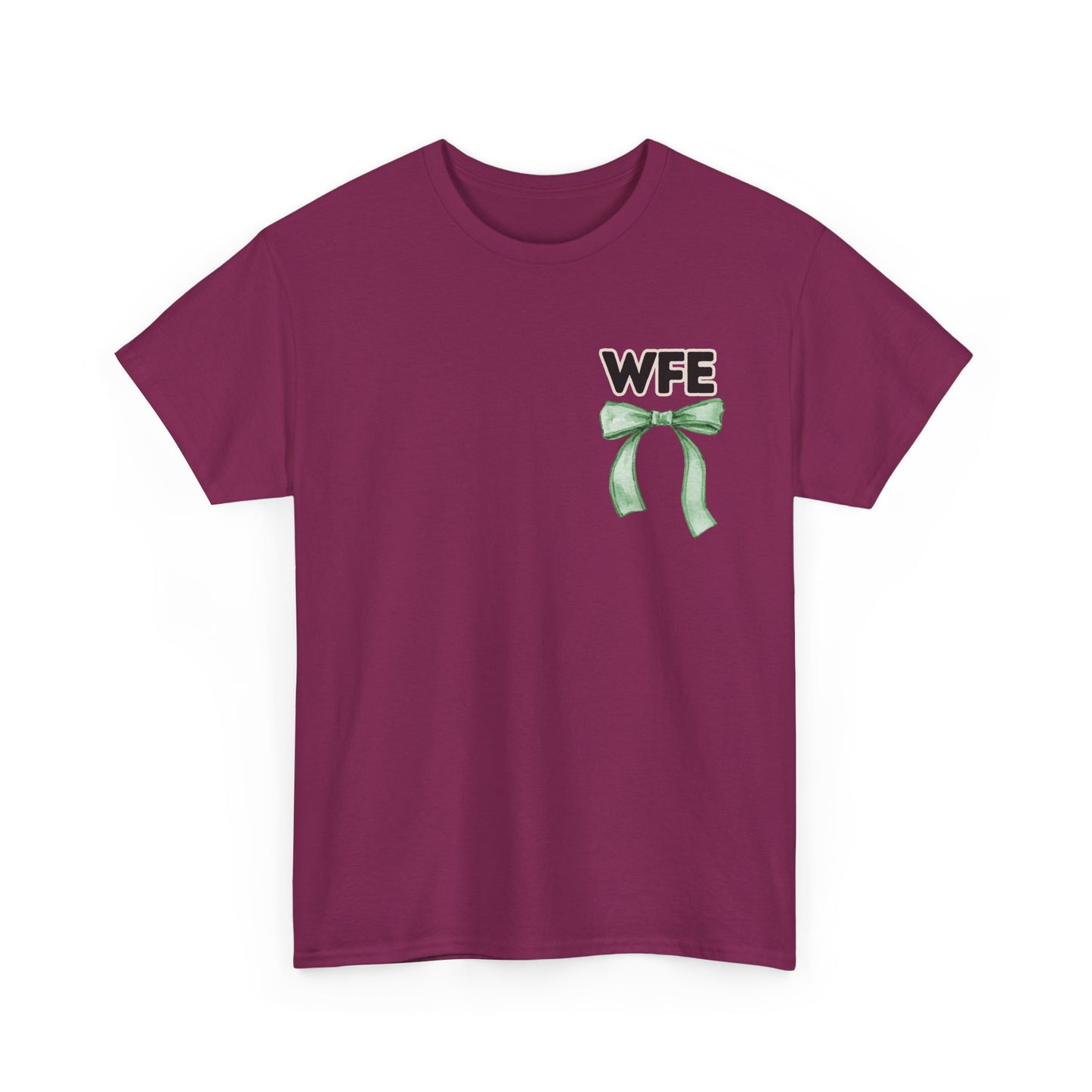 WFE Cafe Monitor and Bows- Unisex Heavy Cotton Tee with Bow Design