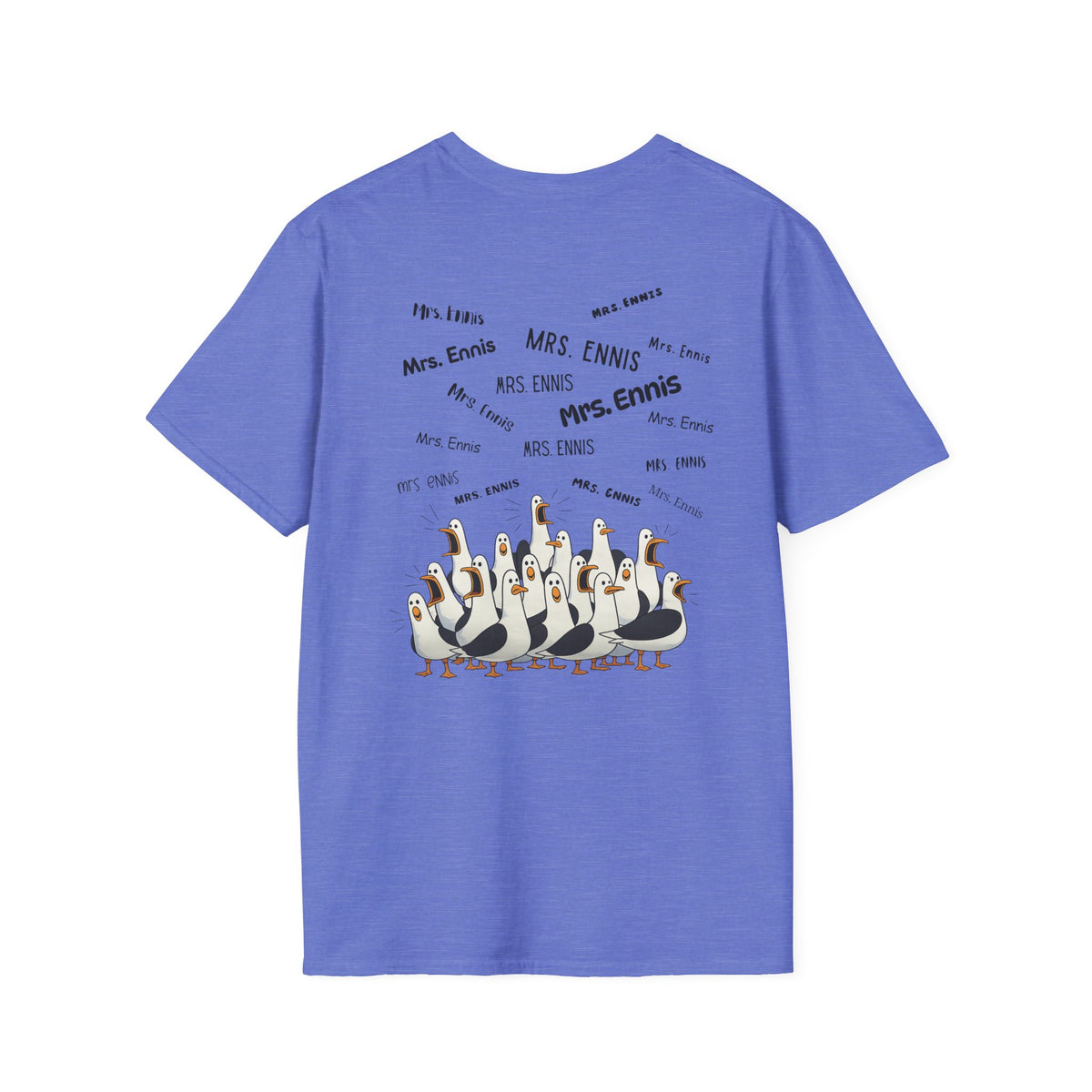 Mrs. Ennis- Seagull Crew Graphic T-Shirt — Personalized