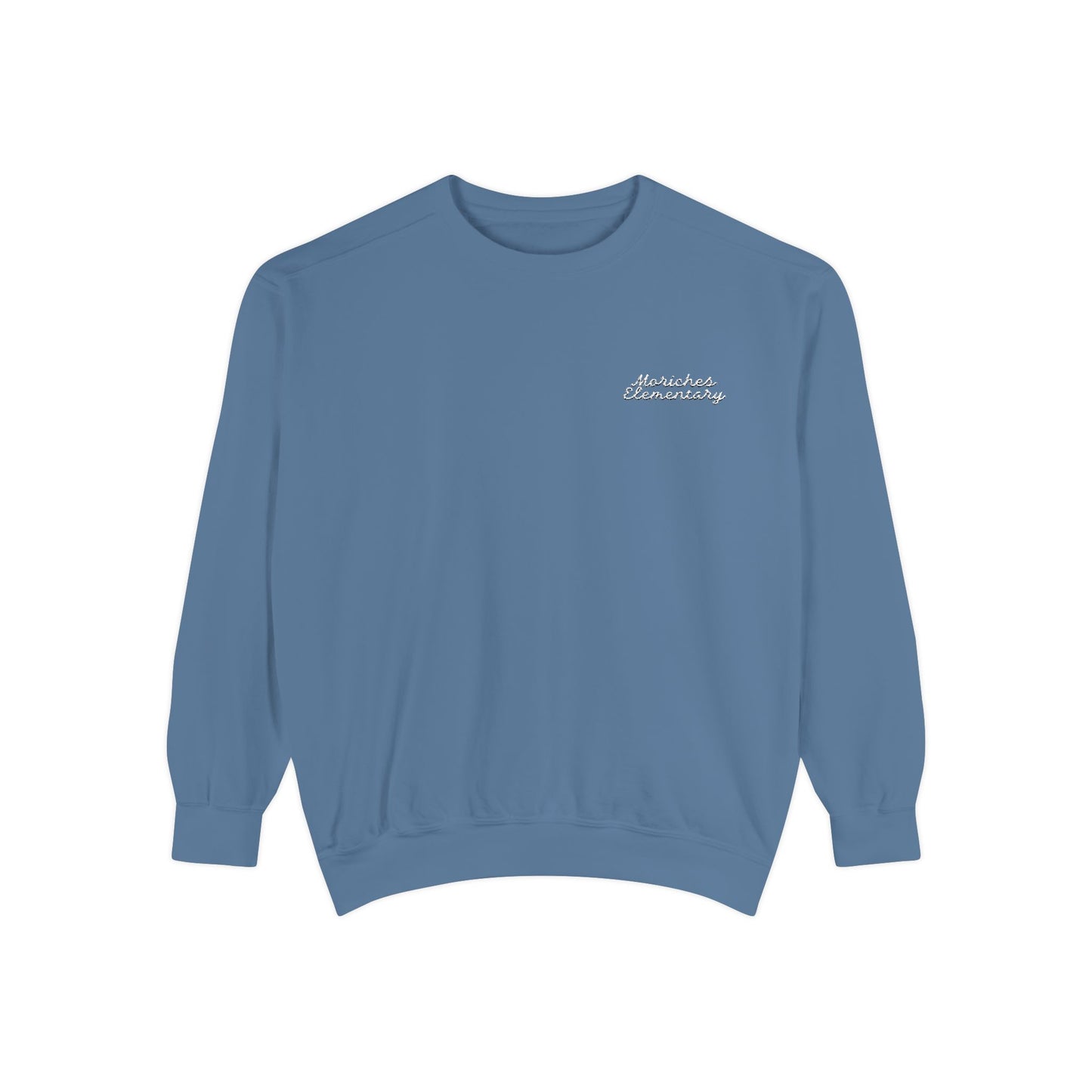 Moriches Elementary Embroidered Garment-Dyed Unisex Sweatshirt