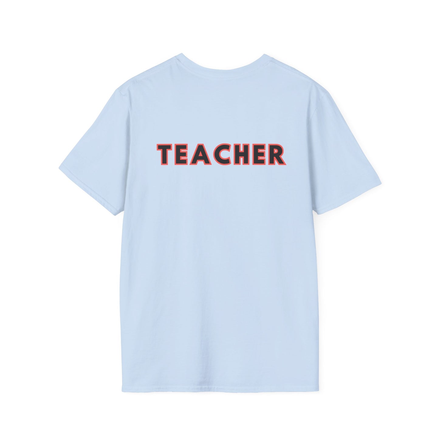 Little Leaders Teacher w/ Apple Design Unisex Softstyle T-Shirt