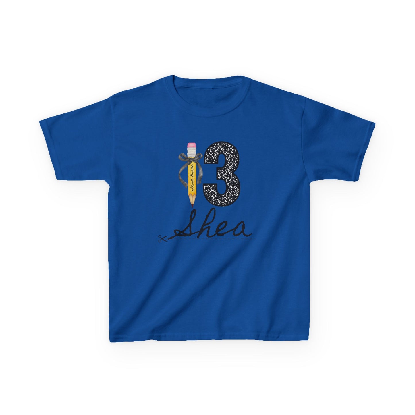 3rd Grade- Personalized Kids Tee - Back to School