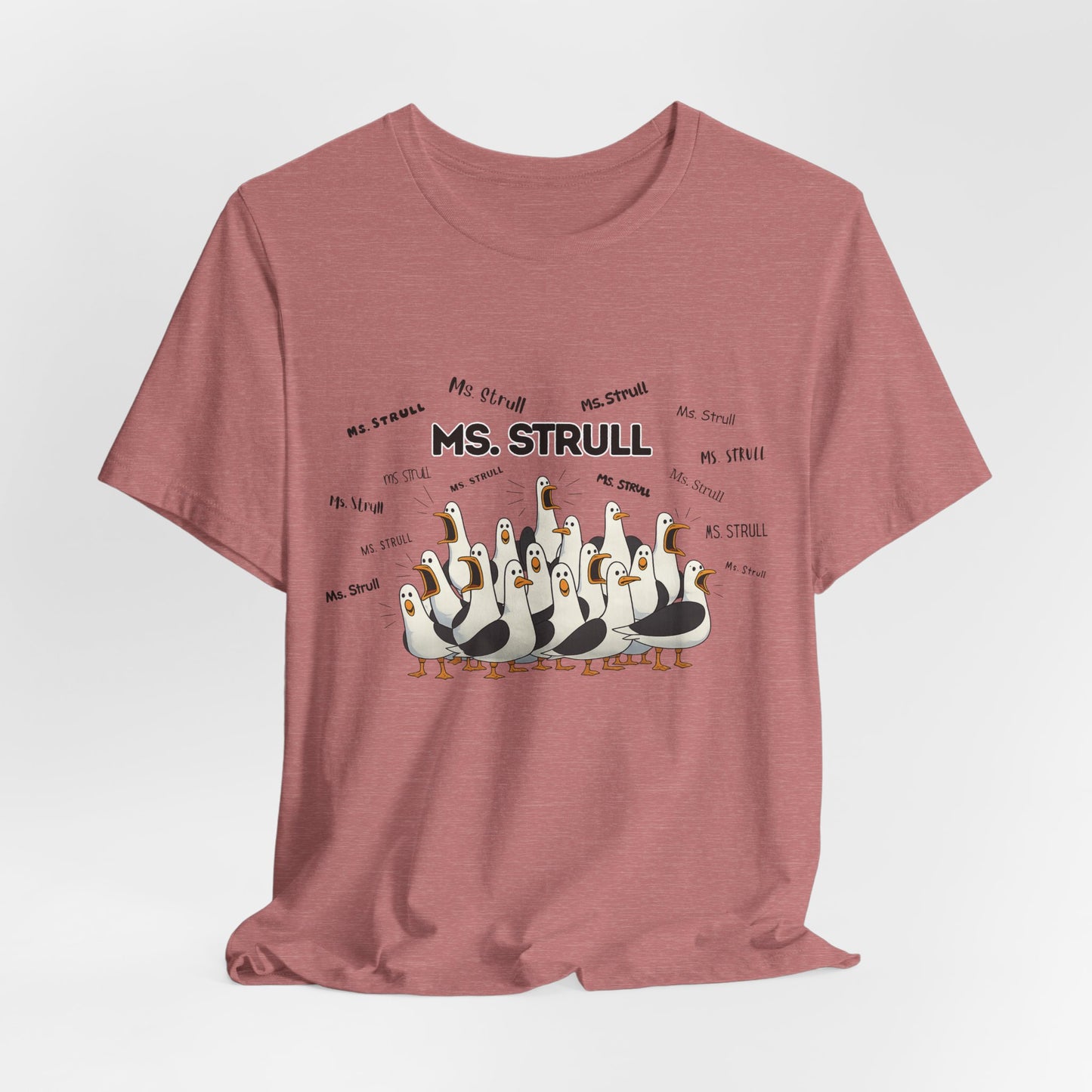 Mrs. Strull Penguin Choir T-Shirt — Funny Teacher Personalized Tee
