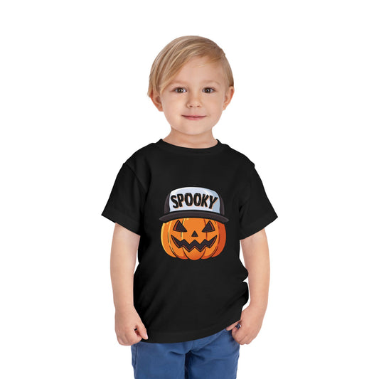 Spooky Pumpkin Tee for Toddlers, Halloween Shirt
