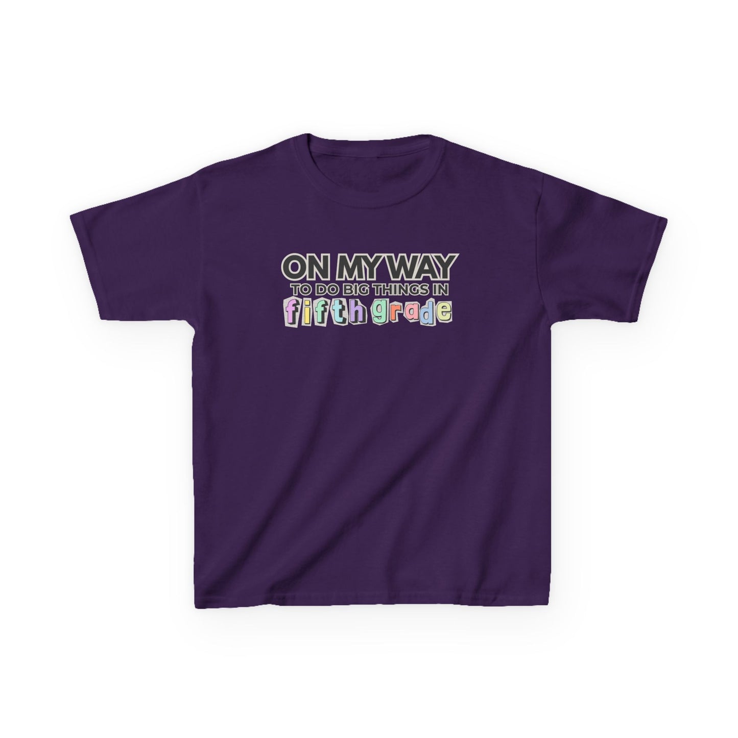 Big Things in 5th Grade- Kids Back to School Shirt