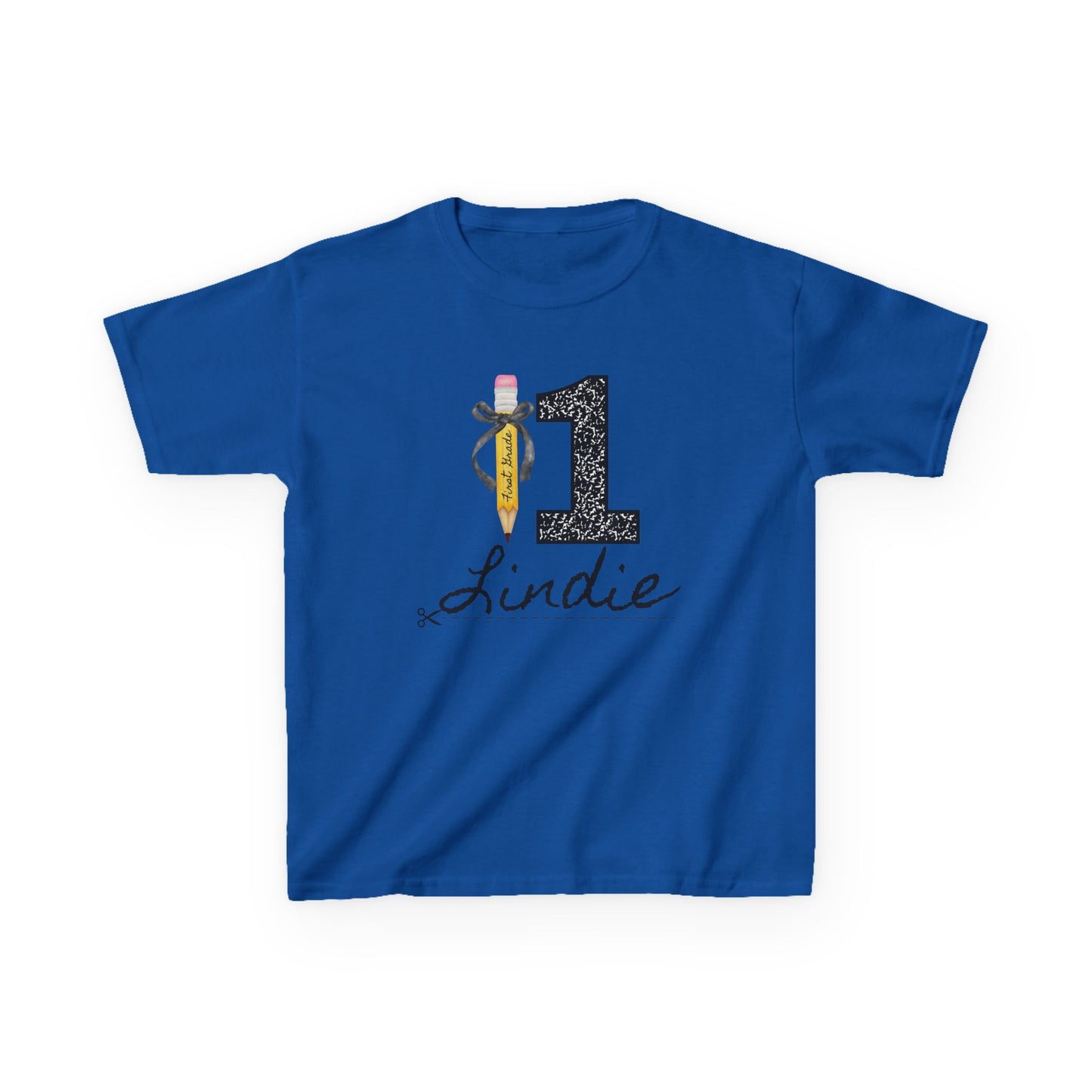 1st Grade- Personalized Kids Tee - Back to School