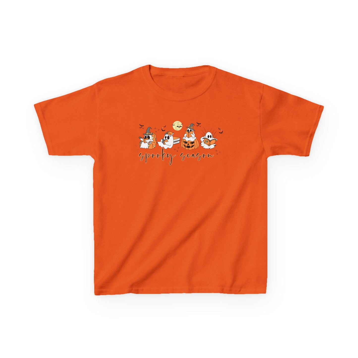Spooky Season- Reading Ghosts- Halloween - Kids Cotton™ Tee