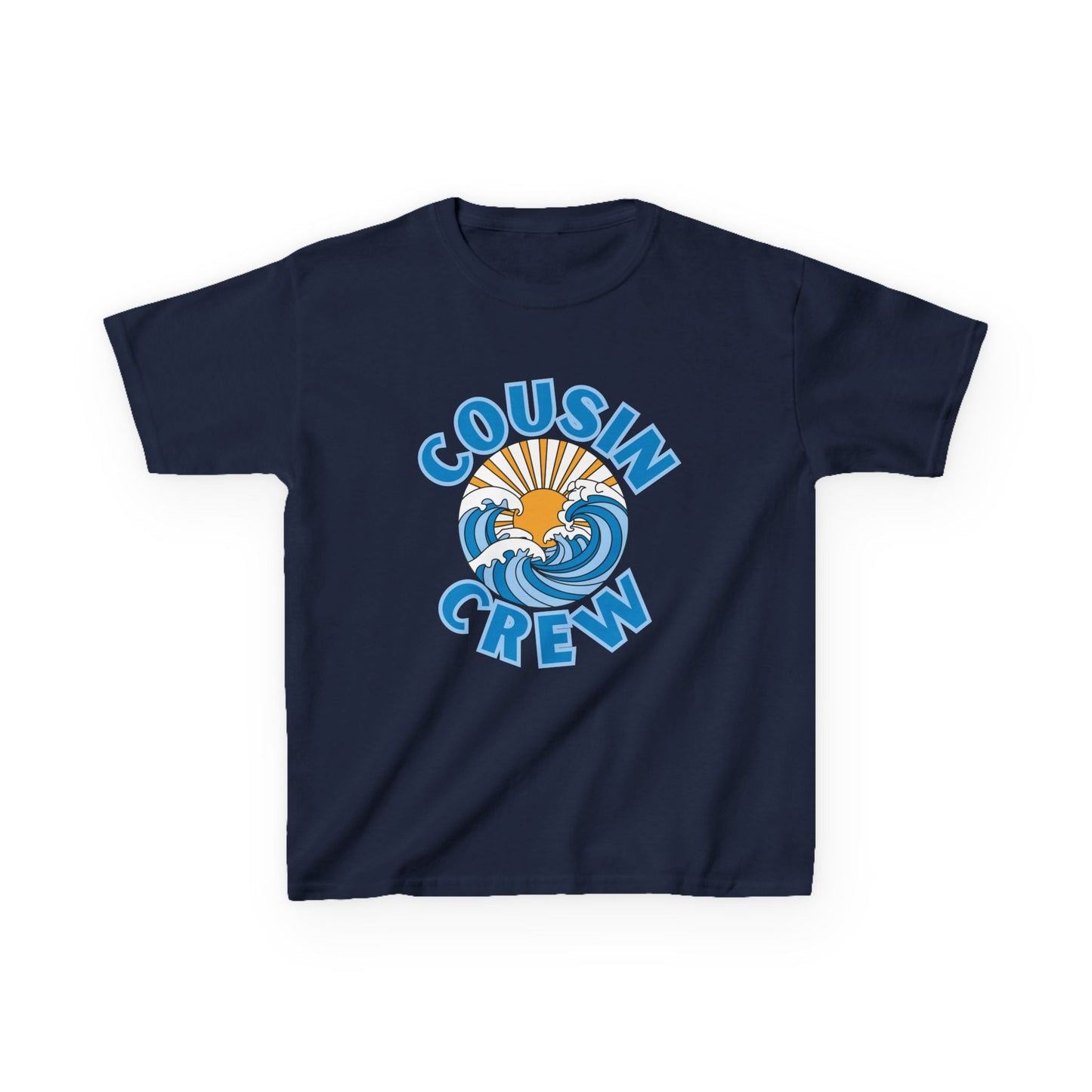 Cool Cousin Crew Kids Tee - Summer Fun, Family Gatherings, Beach Days, Mini Collection