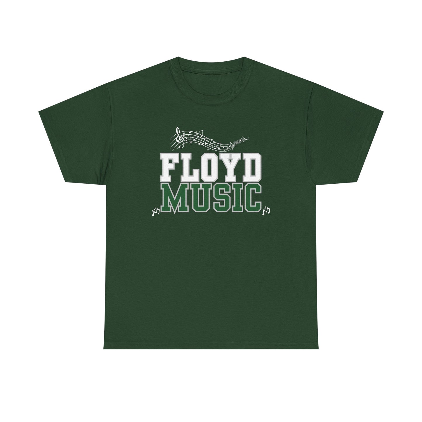 Floyd Music Heavy Cotton Tee - "Music is the Soundtrack of Your Life" Unisex T-Shirt- Personalized