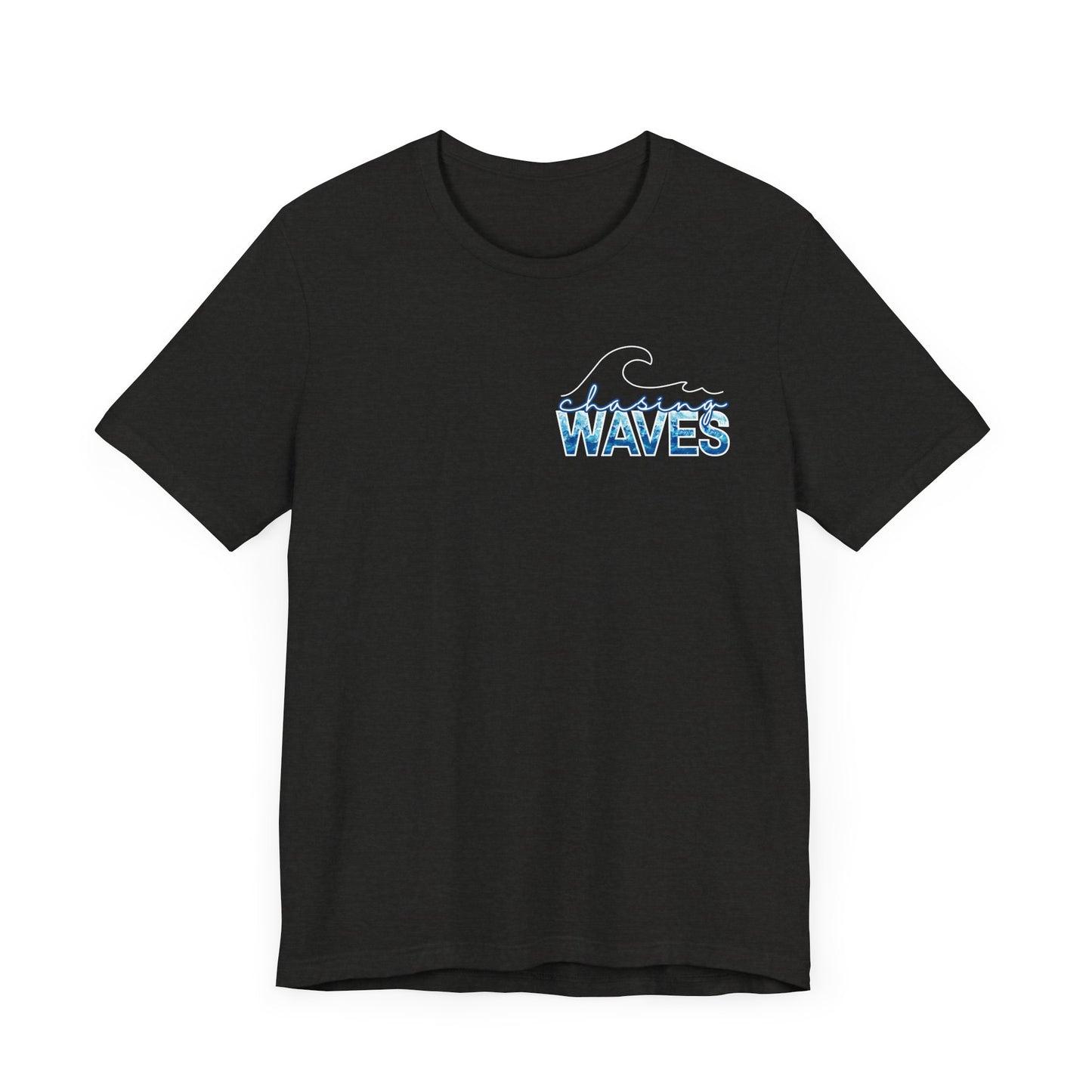 Chasing Waves -- Unisex Summer Shirt, Beachwear, Vacation Top, Summer Nights Apparel