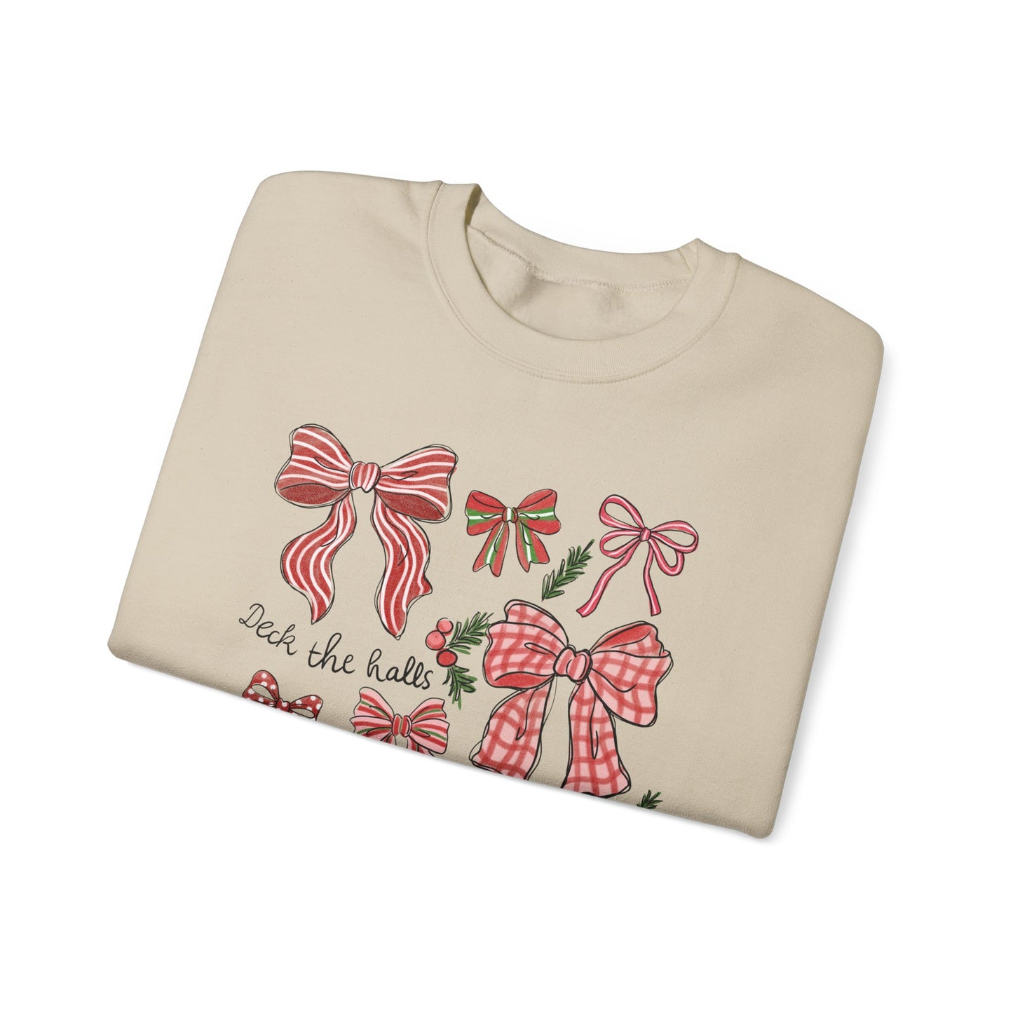 Holly Jolly Bows Christmas Crewneck