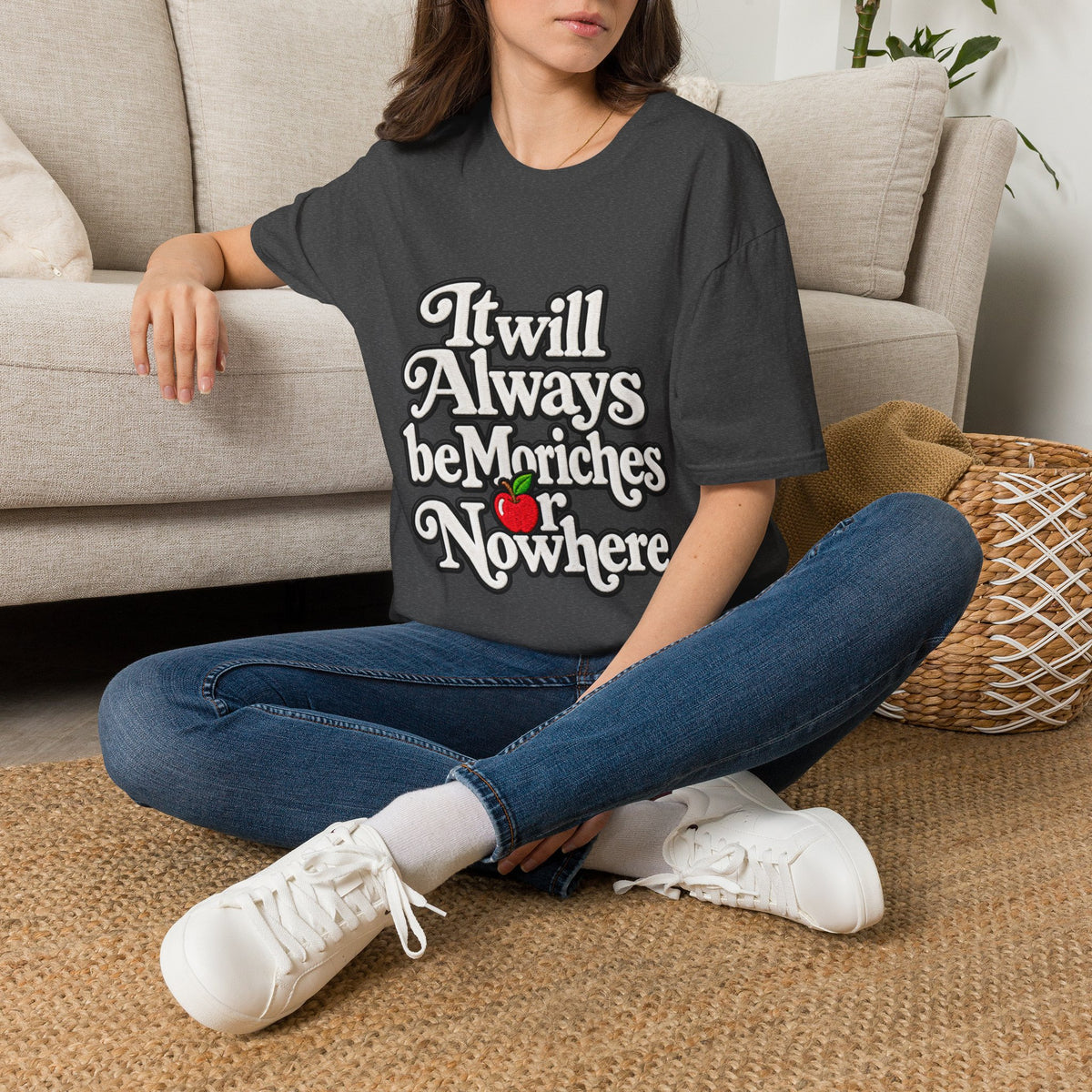 "It will Always be Moriches or Nowhere" - Softstyle T-Shirt