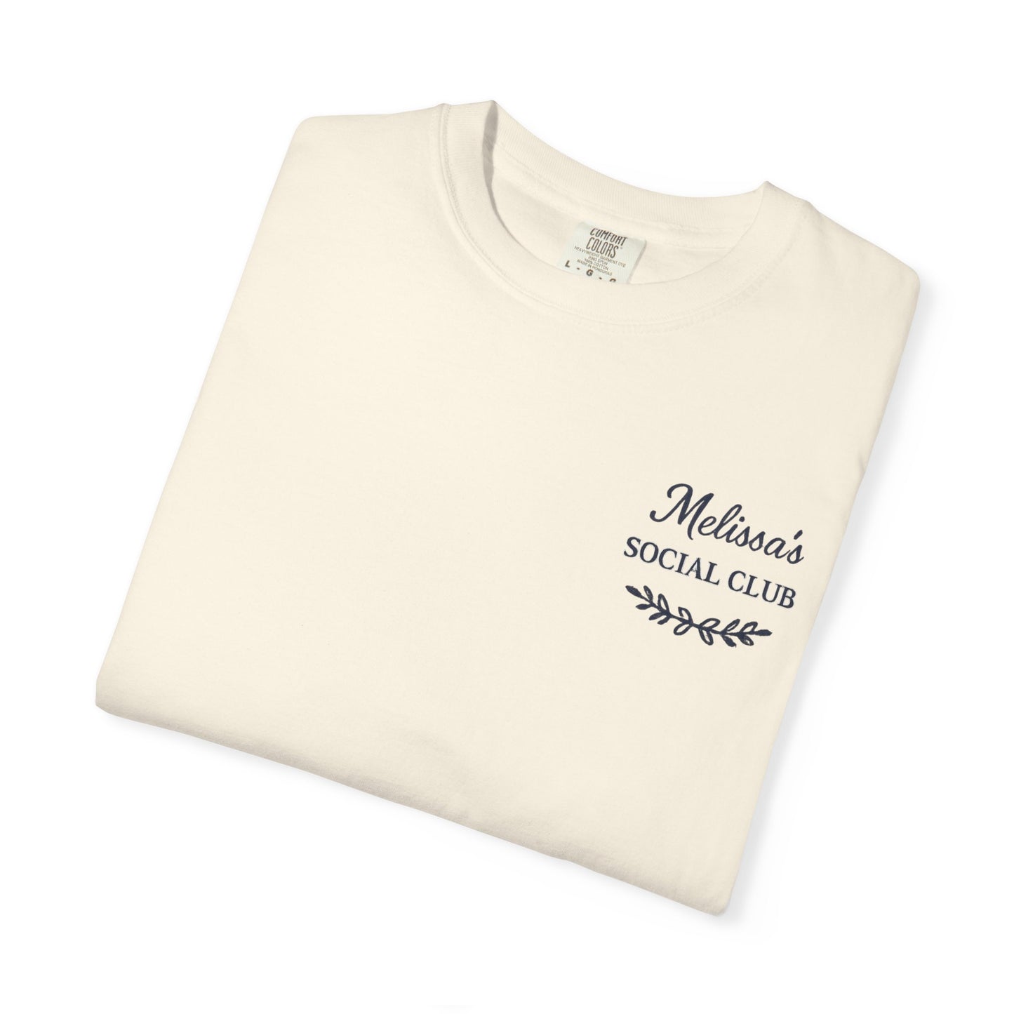 Melissa's Social Club T-Shirt —Personalized