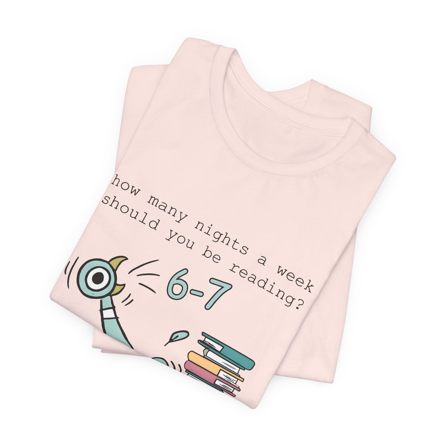 Pigeon Reading- 6 7 — Teacher Unisex T‑Shirt