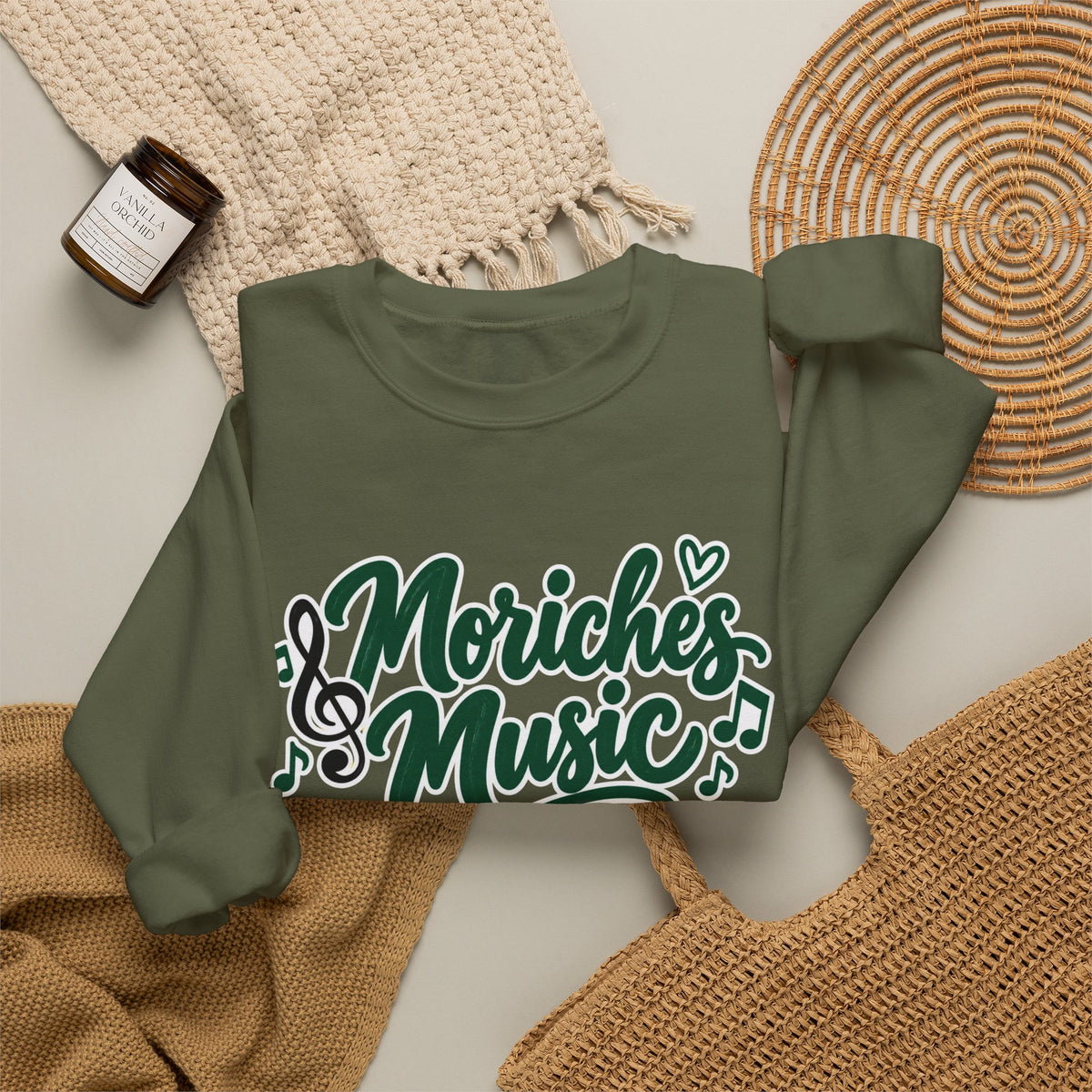 Moriches Music Sweatshirt — "Music Can Change the World" Crewneck